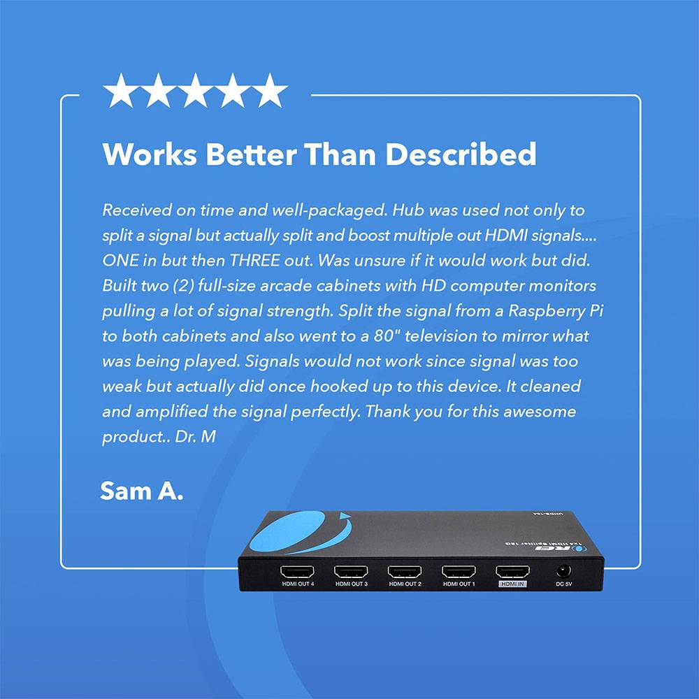 1×4 HDMI 18Gbps Splitter (UHDS-104) - Image 10
