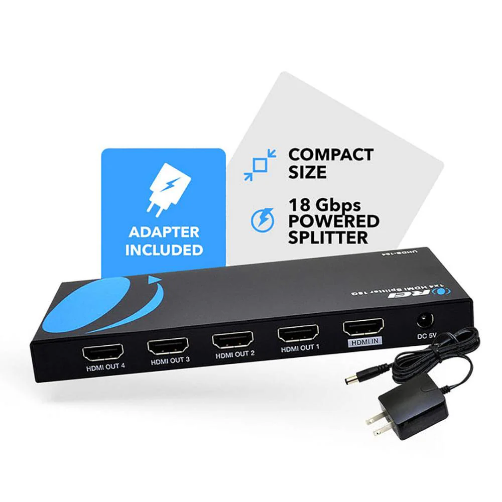 1×4 HDMI 18Gbps Splitter (UHDS-104) - Image 4