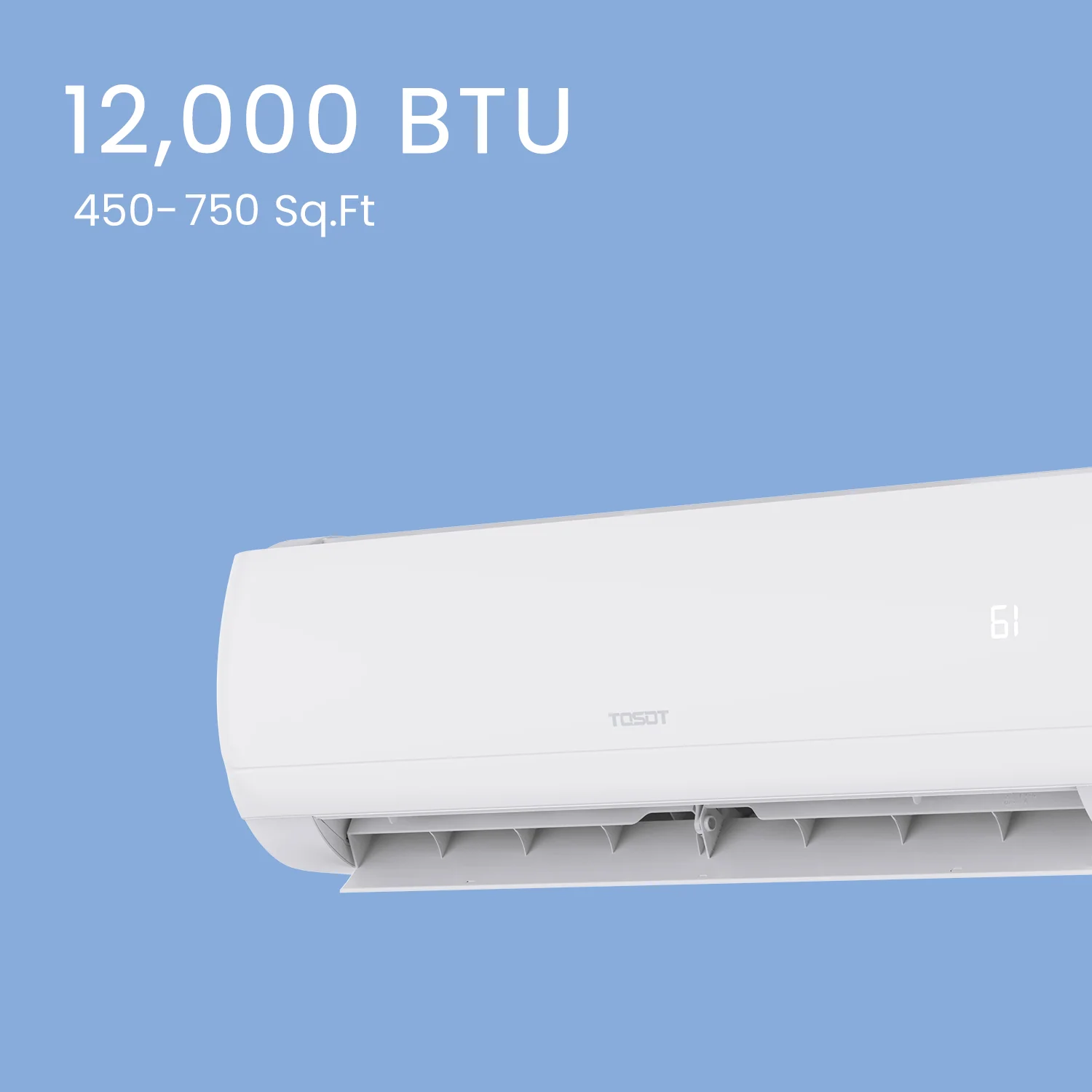 TOSOT - 12,000 BTU Mini-Split Heat Pump Air Conditioner-230V - Image 2