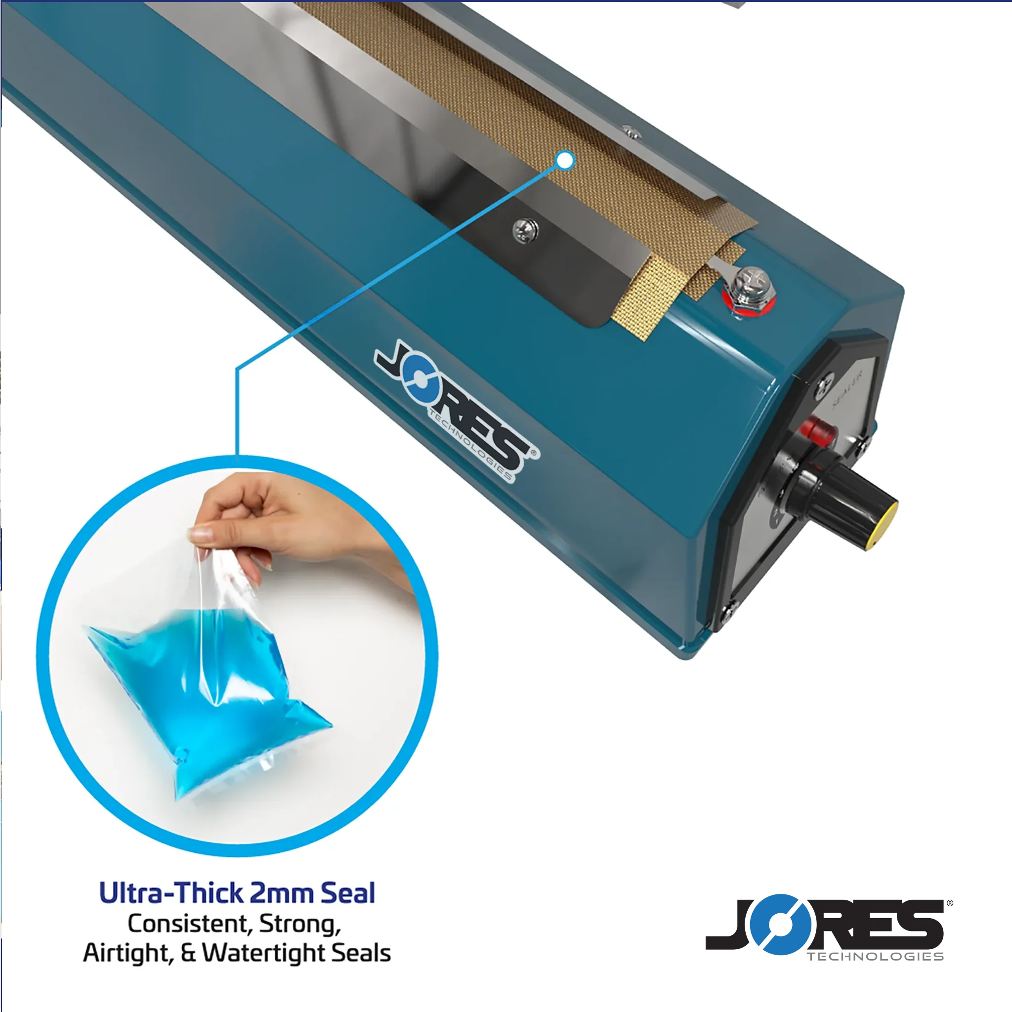 12” Plastic Manual Impulse Bag Sealer - Image 6