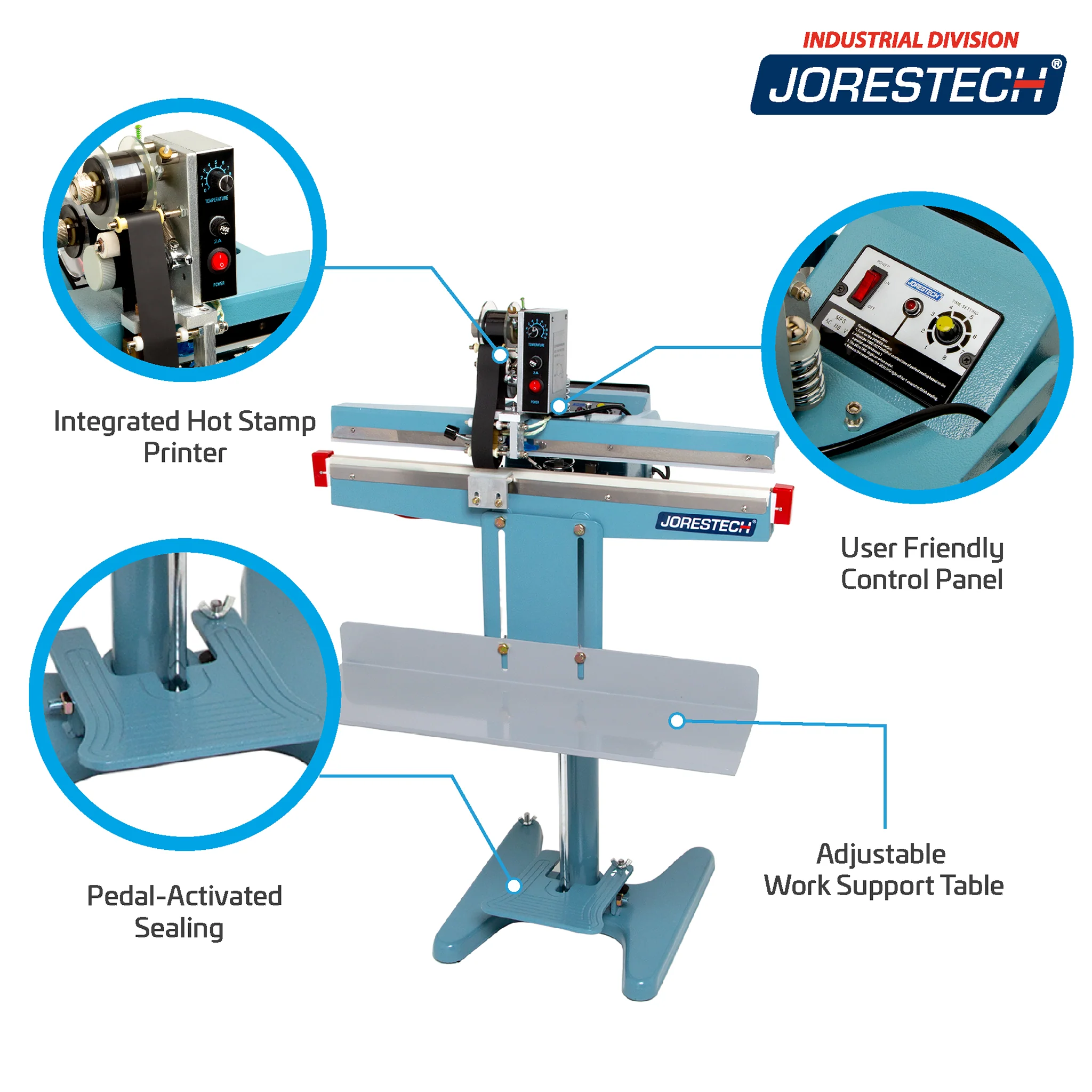 14” Foot Impulse Bag Sealer with Coder - Image 6