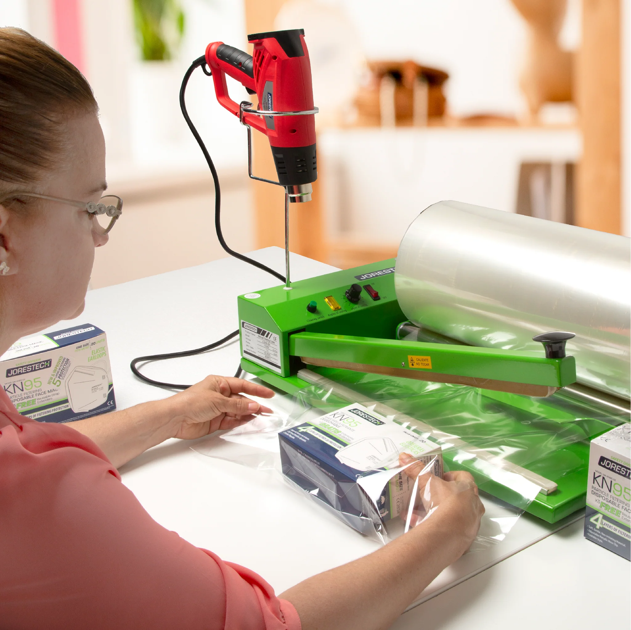 18” Shrink Film Sealer with Dispenser - Image 2