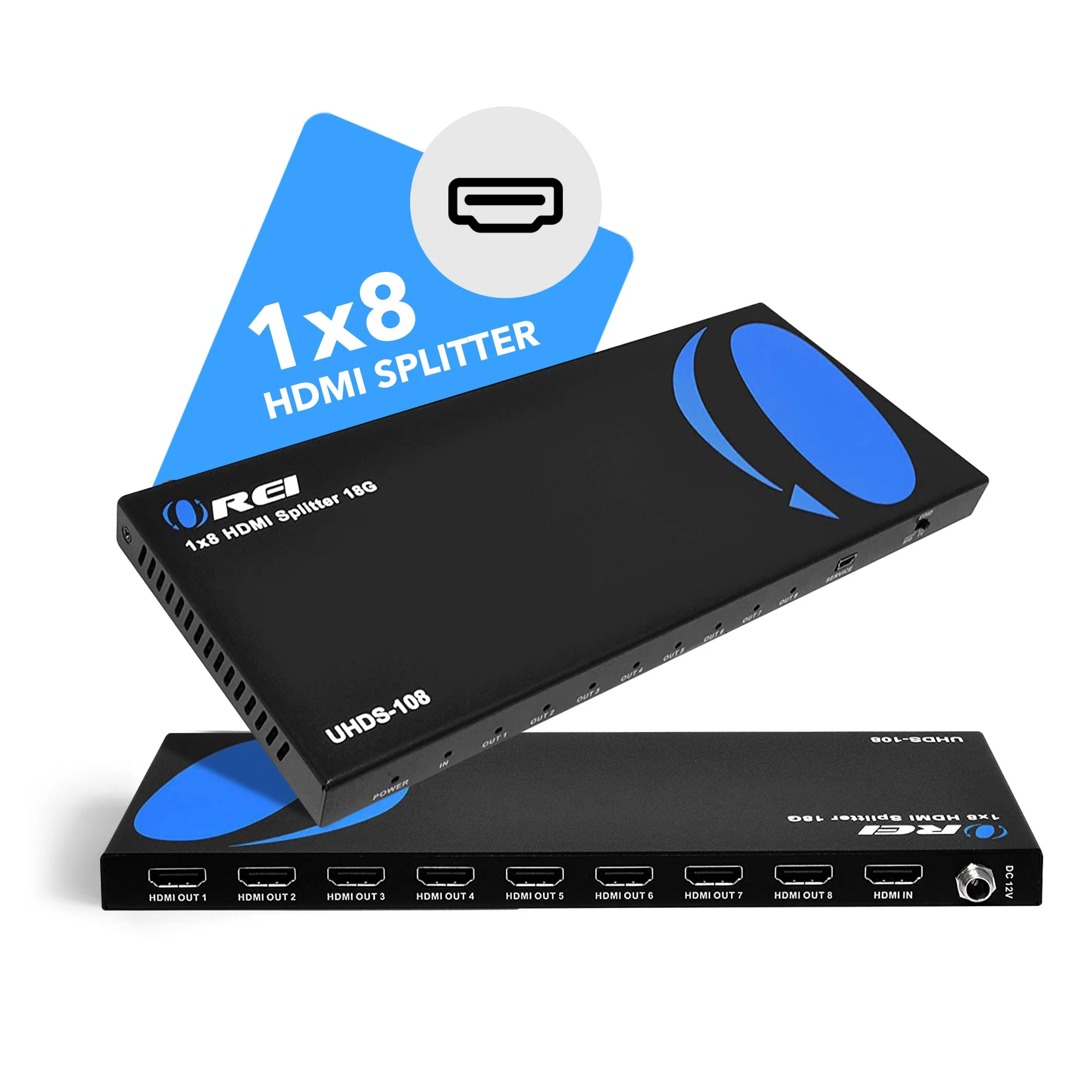 18Gbps 1×8 HDMI Splitter (UHDS-108) - Image 3