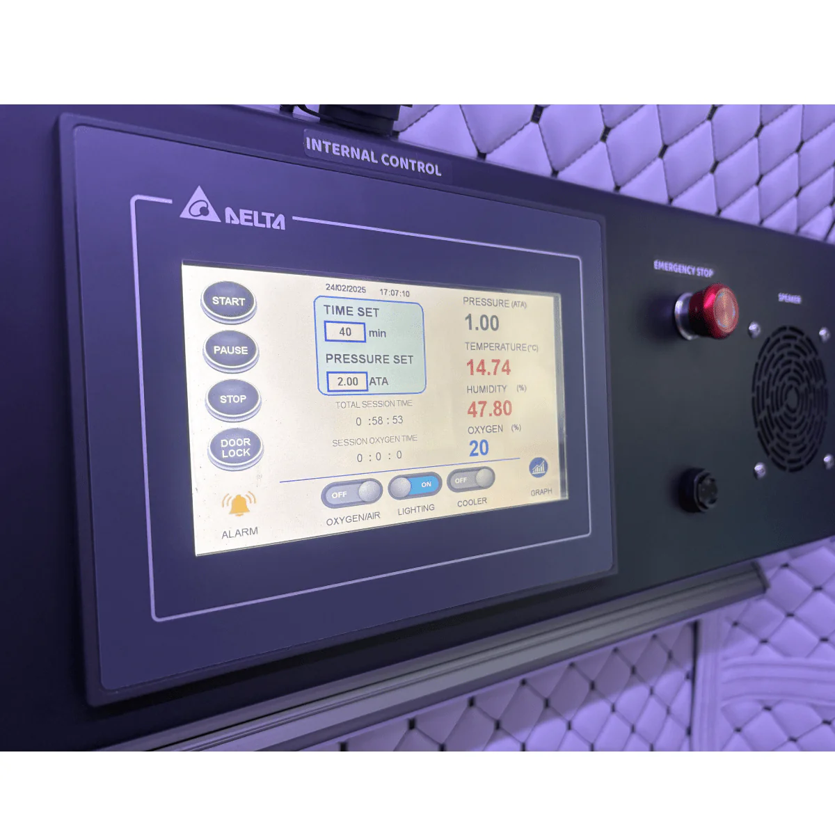 2.0 ATA Hardshell Multiplace Hyperbaric Chamber with BIBS Mask - Image 19