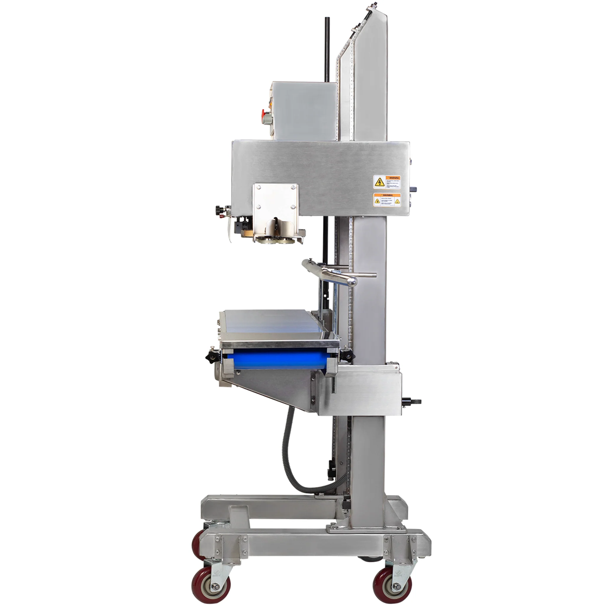 220V Stainless Steel Digital Vertical Continuous Band Sealer 1010 with Coder - Image 6