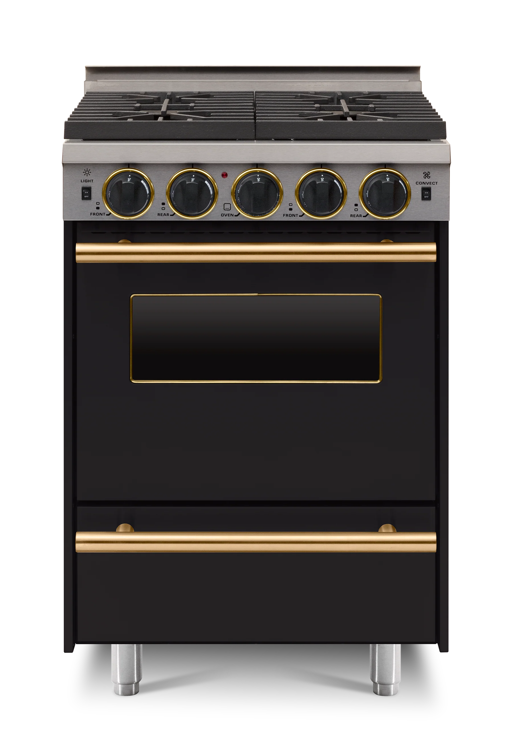 Chicago Brick Oven - 24” All Gas Convection Range - Sealed Burners - Image 4