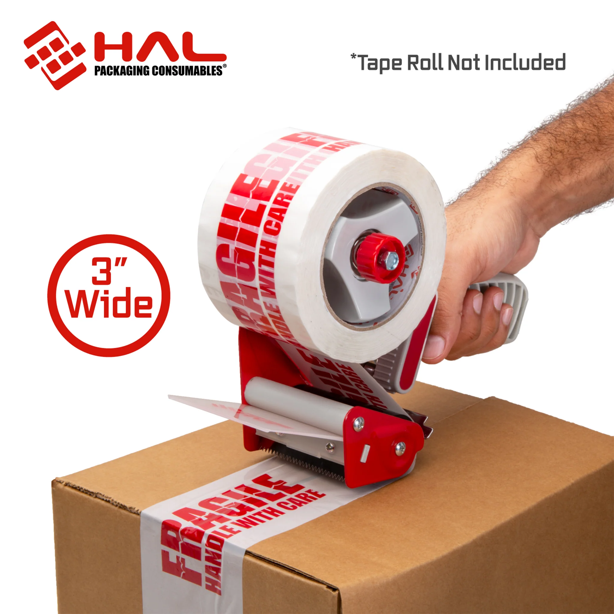 3” Handheld Heavy Duty Tape Dispenser - Image 3