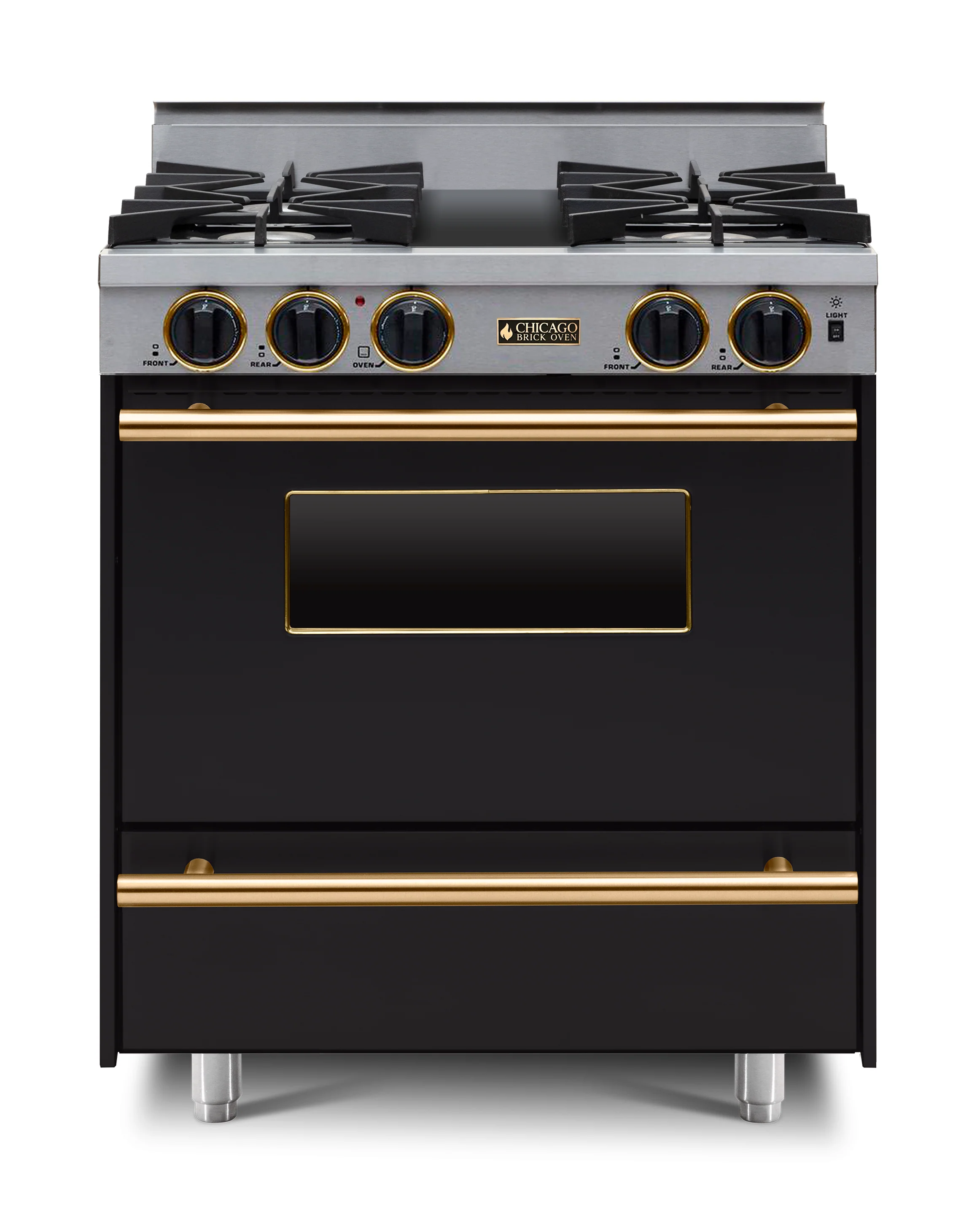 Chicago Brick Oven - 30” All-Gas Range - Open Burners - Image 6