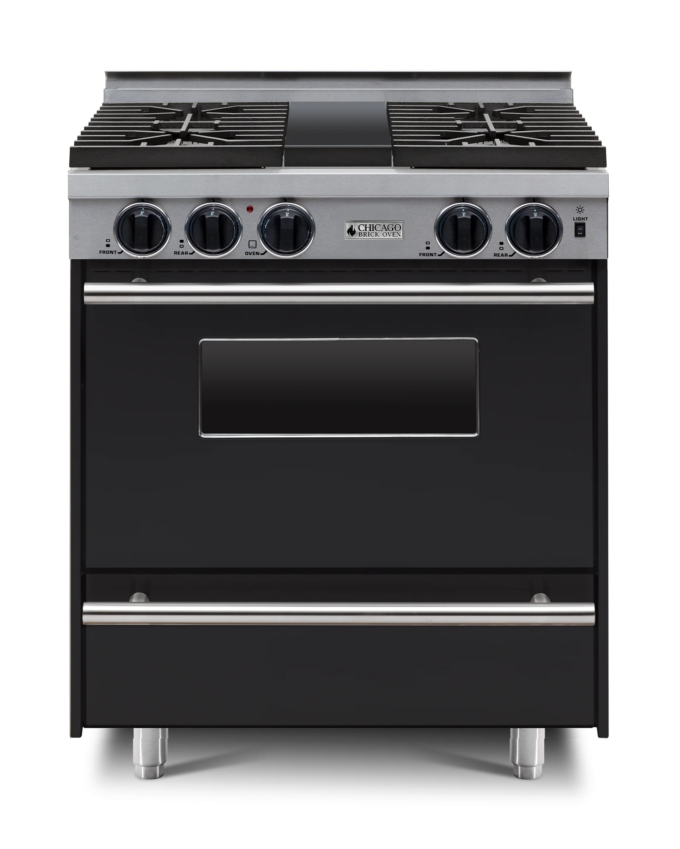 Chicago Brick Oven - 30” LP Gas All-Gas Convection Range - Sealed Burners - Image 5