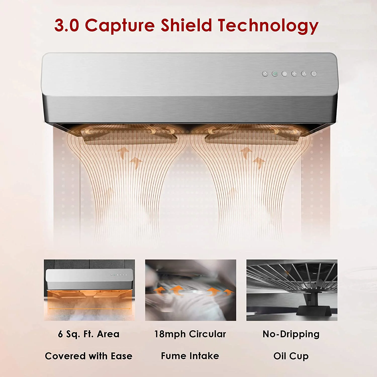 FOTILE - 30" Under-Cabinet Convertible Pixie Air Series | UQS3001 - Image 6