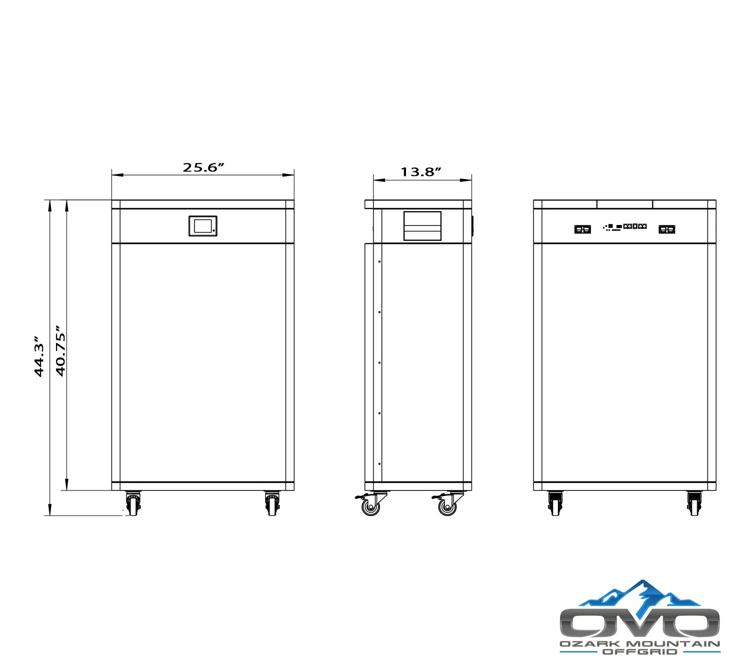 30KW Complete Offgrid Solar Kit + EG4 FlexBOSS21 + 3x 32KW OMO 48V Freedom Series Lithium Battery + 30.8KW Solar with Roof Mounting Rails and Wiring - Image 7