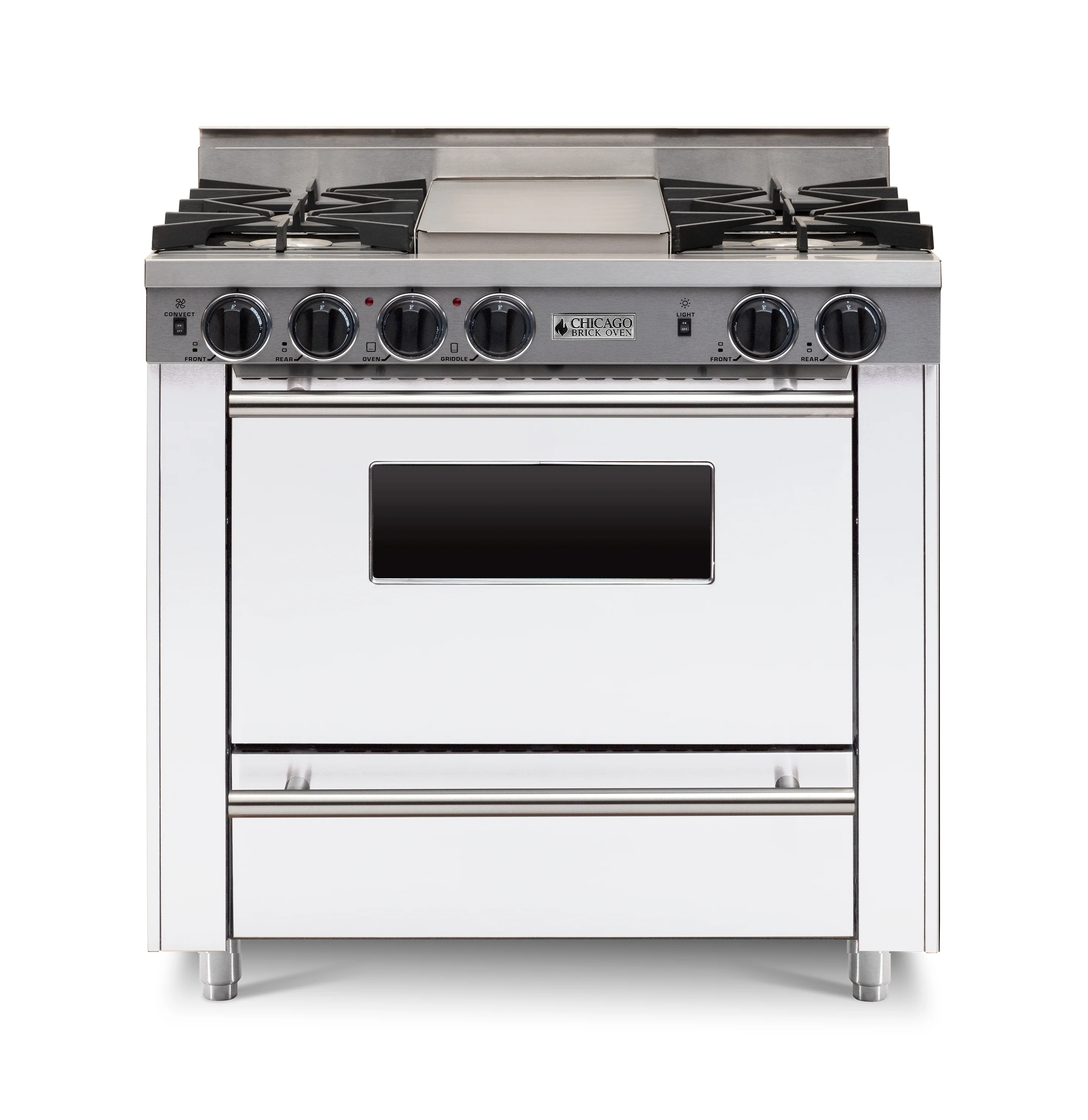 Chicago Brick Oven - 36” All-Gas Range - Open Burner - Image 6