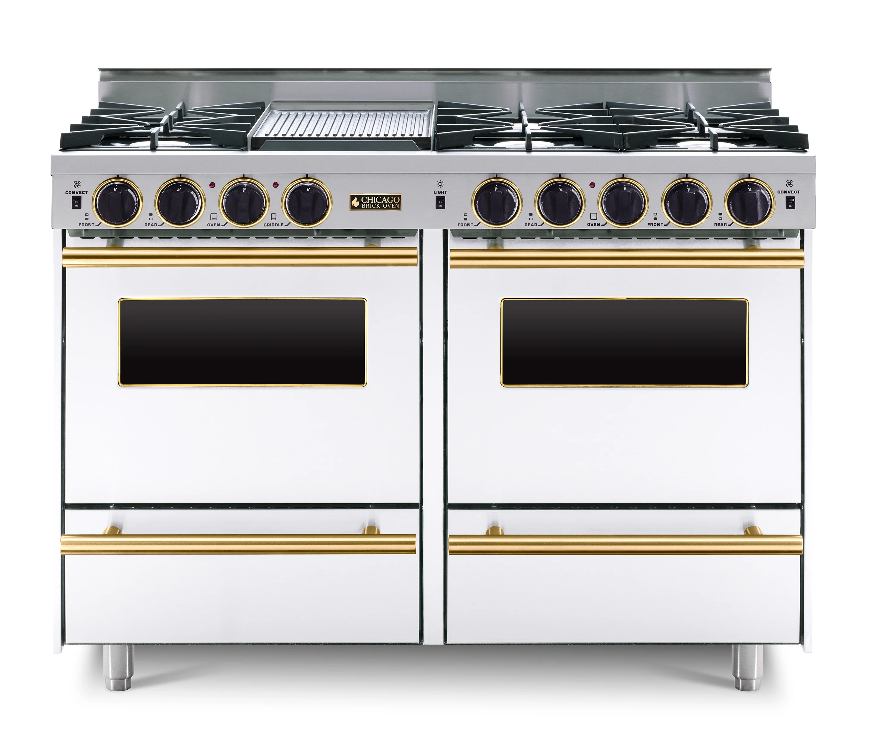 Chicago Brick Oven - 48" LP All-Gas Range - Open Burners - Image 7