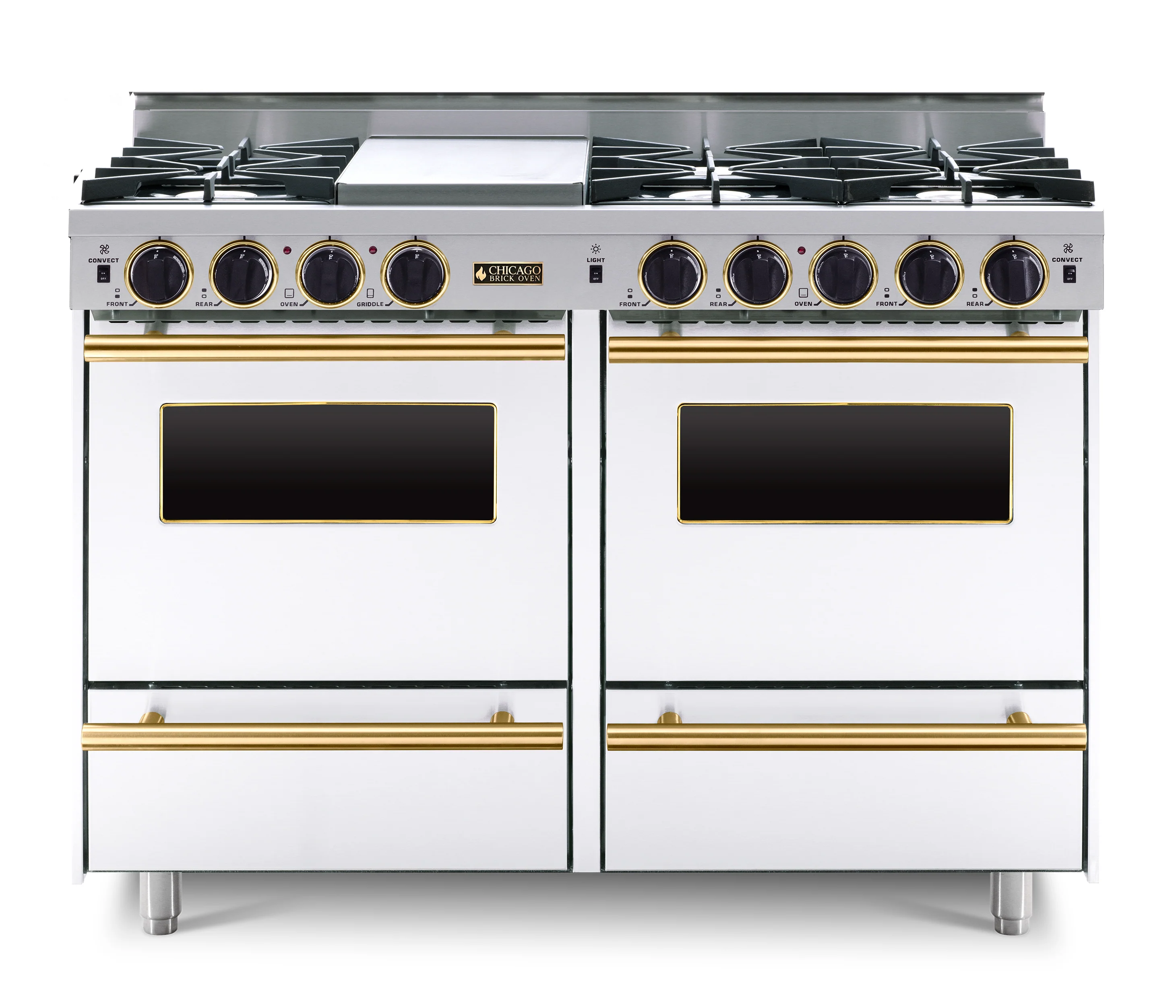 Chicago Brick Oven - 48" LP All-Gas Range - Open Burners - Image 8