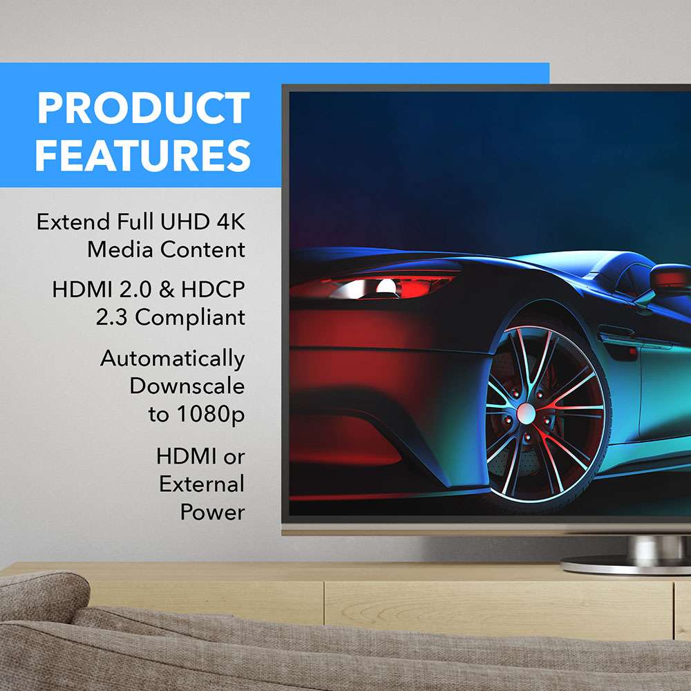 4K HDMI Signal Manager Supports HDMI 2.0, HDCP 2.3 - Downscale from 4K to 1080p (XD-3000) - Image 8
