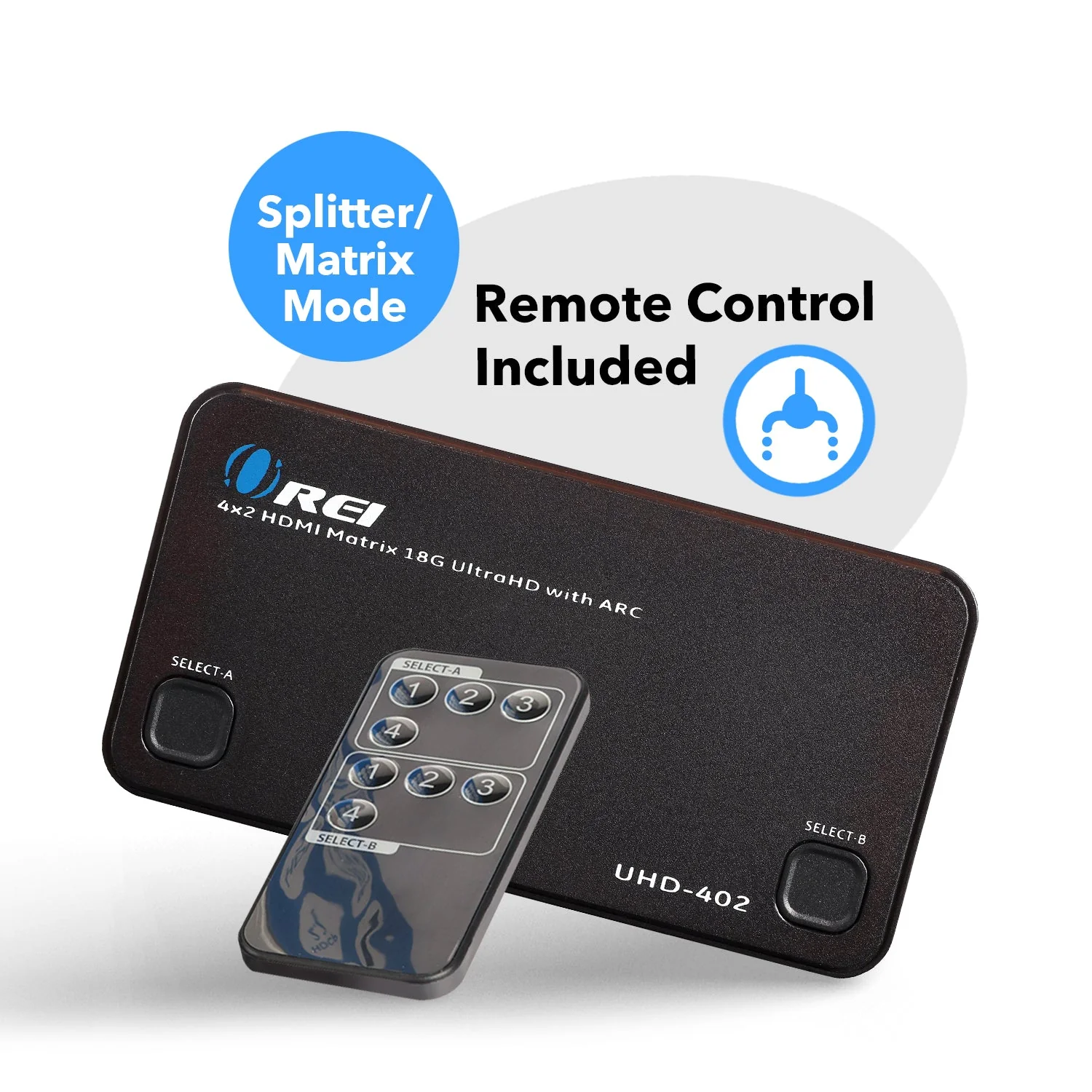 4x2 HDMI Matrix up to 4K@60Hz with ARC (UHD-402) - Image 4