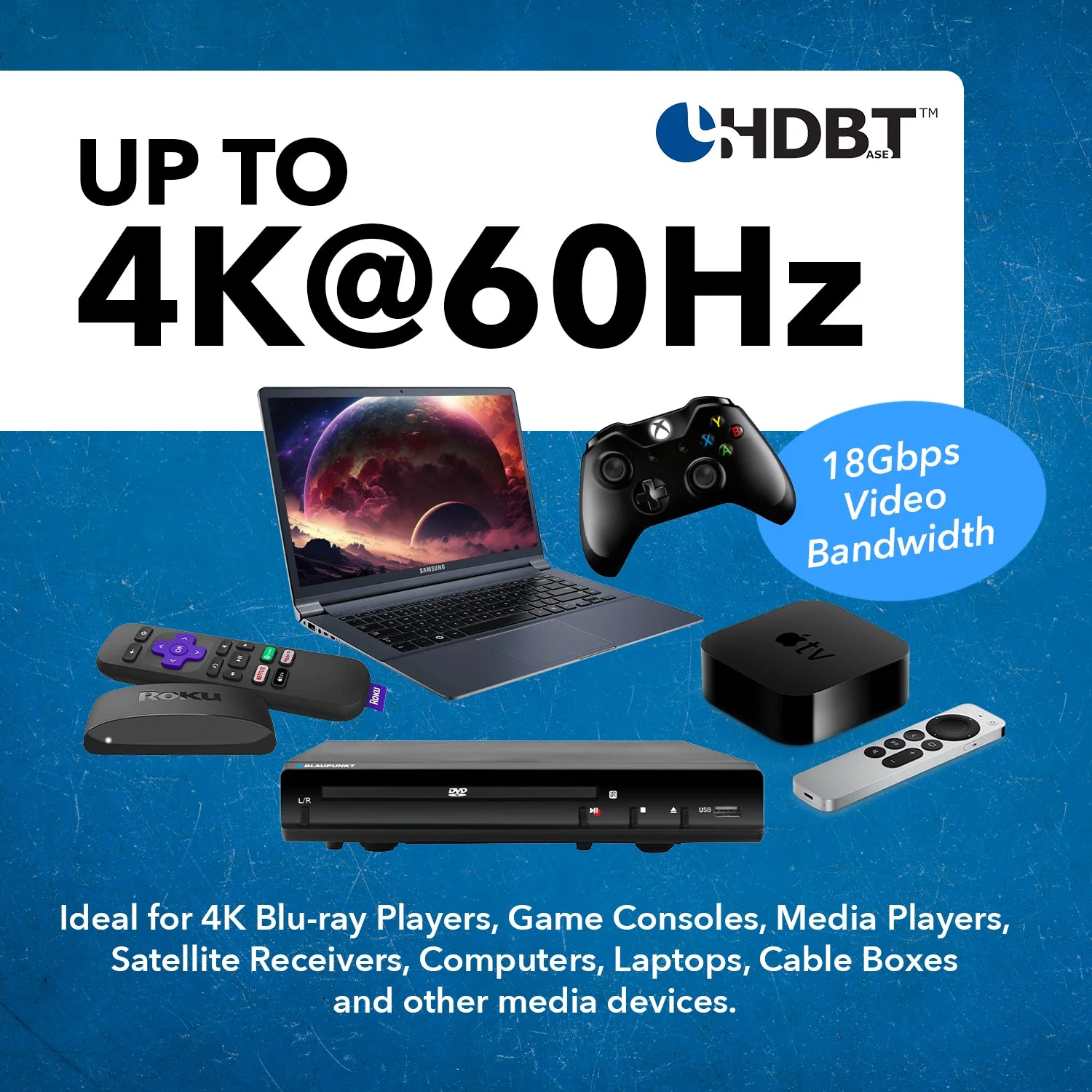 4x4 HDMI Extender With HDBaseT Over CAT5e/6/7 Upto 400 Ft - IR Control & EDID Management (UHD44-EXB400R-K) - Image 7
