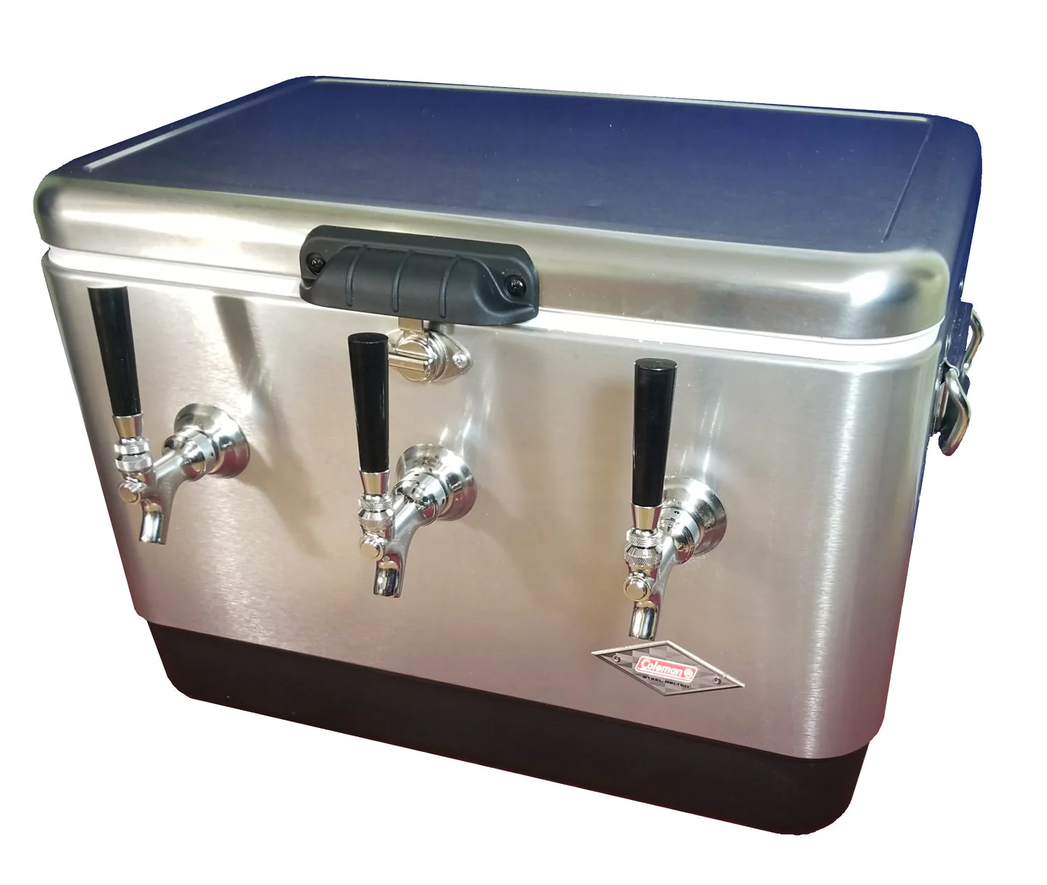 50' All SS304 Contact Triple Faucet Stainless Jockey Box