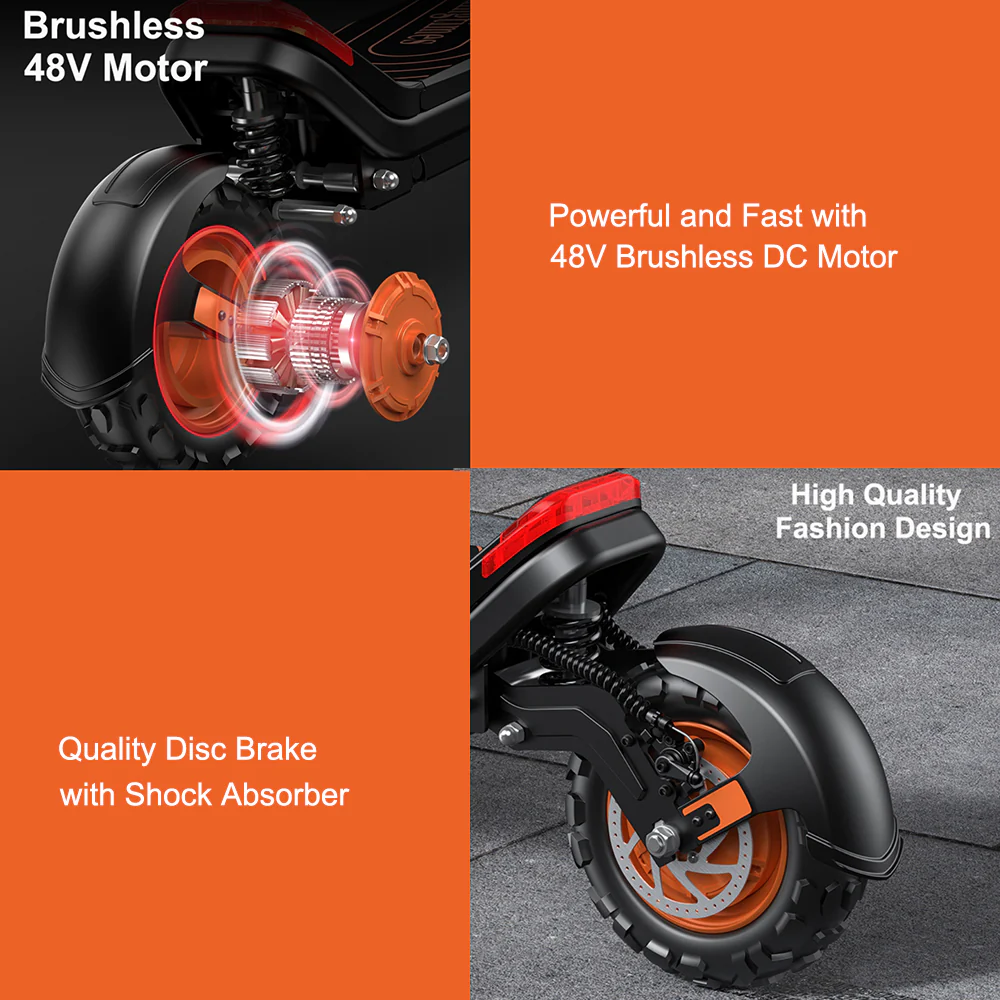 5th Wheel G63 Electric Scooter - Pneumatic Off-road Tires - 35 Mph - Image 3