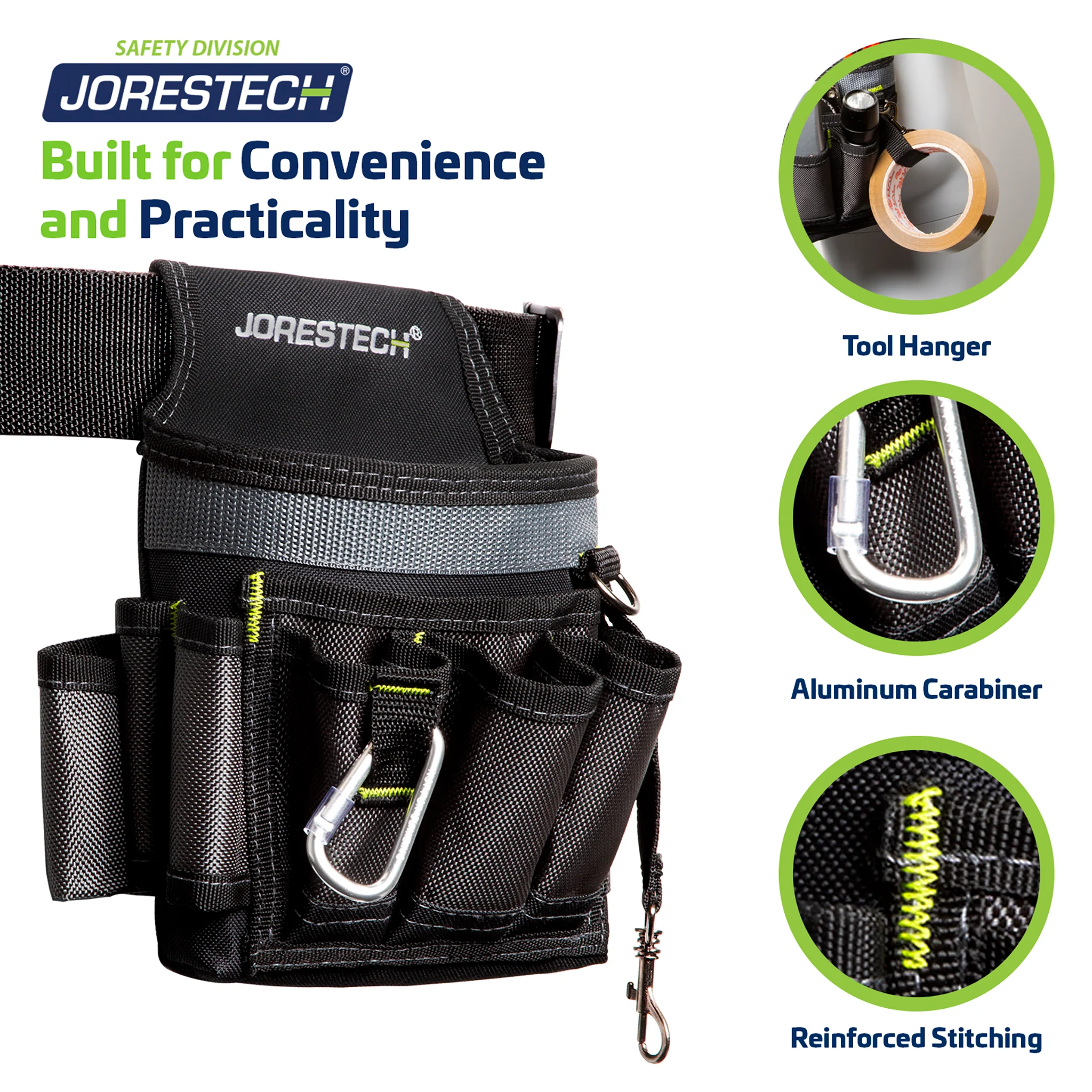 6 Pocket Tool Belt Pouch - Image 2