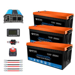 Acopower 100W mono
400Ah/3kW
(2x200Ah) Li400Ah M600w - Image 2
