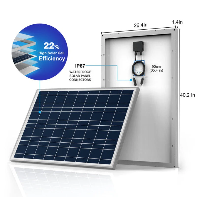 Acopower 100W poly
200Ah/1.5kW
(2x100Ah) Li200Ah P600w - Image 2