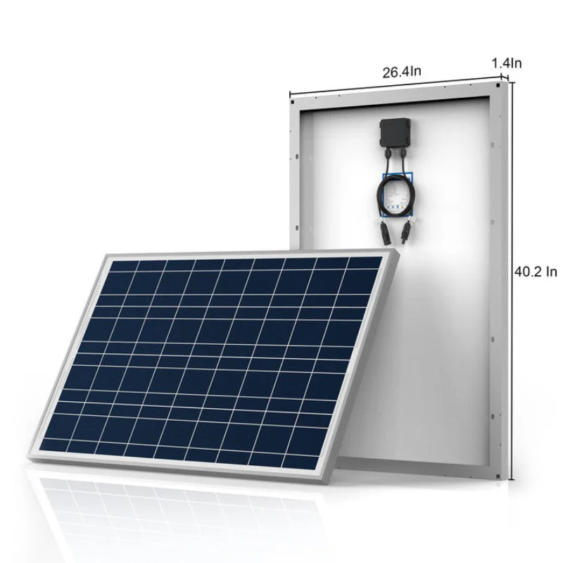 ACOPOWER 200W 12V Poly Solar RV Kits, 20A PWM Charge Controller - Image 2