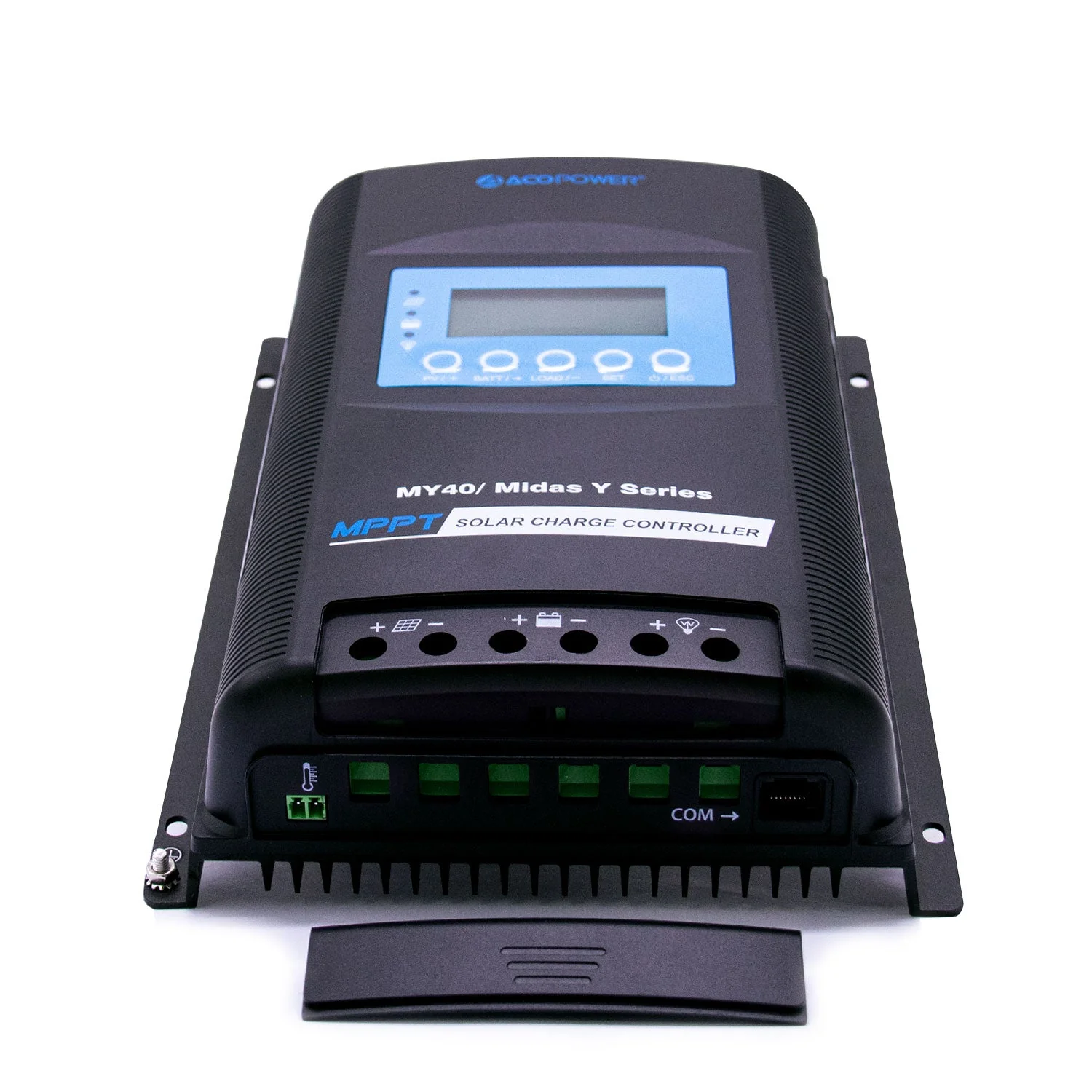 Acopower Midas 40A MPPT Negative Ground Solar Panel Charge Controller LCD Display - Image 4