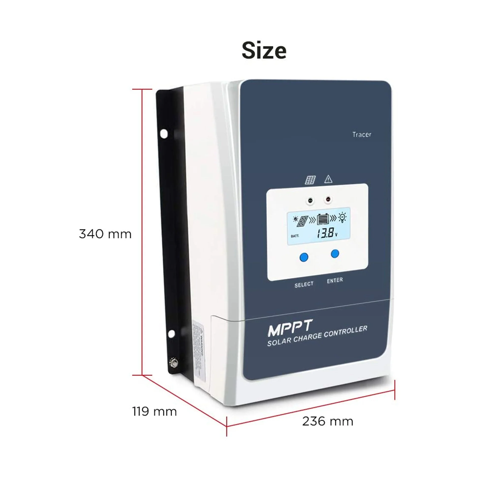 Acopower 60A MPPT Solar Charge Controller - Image 3