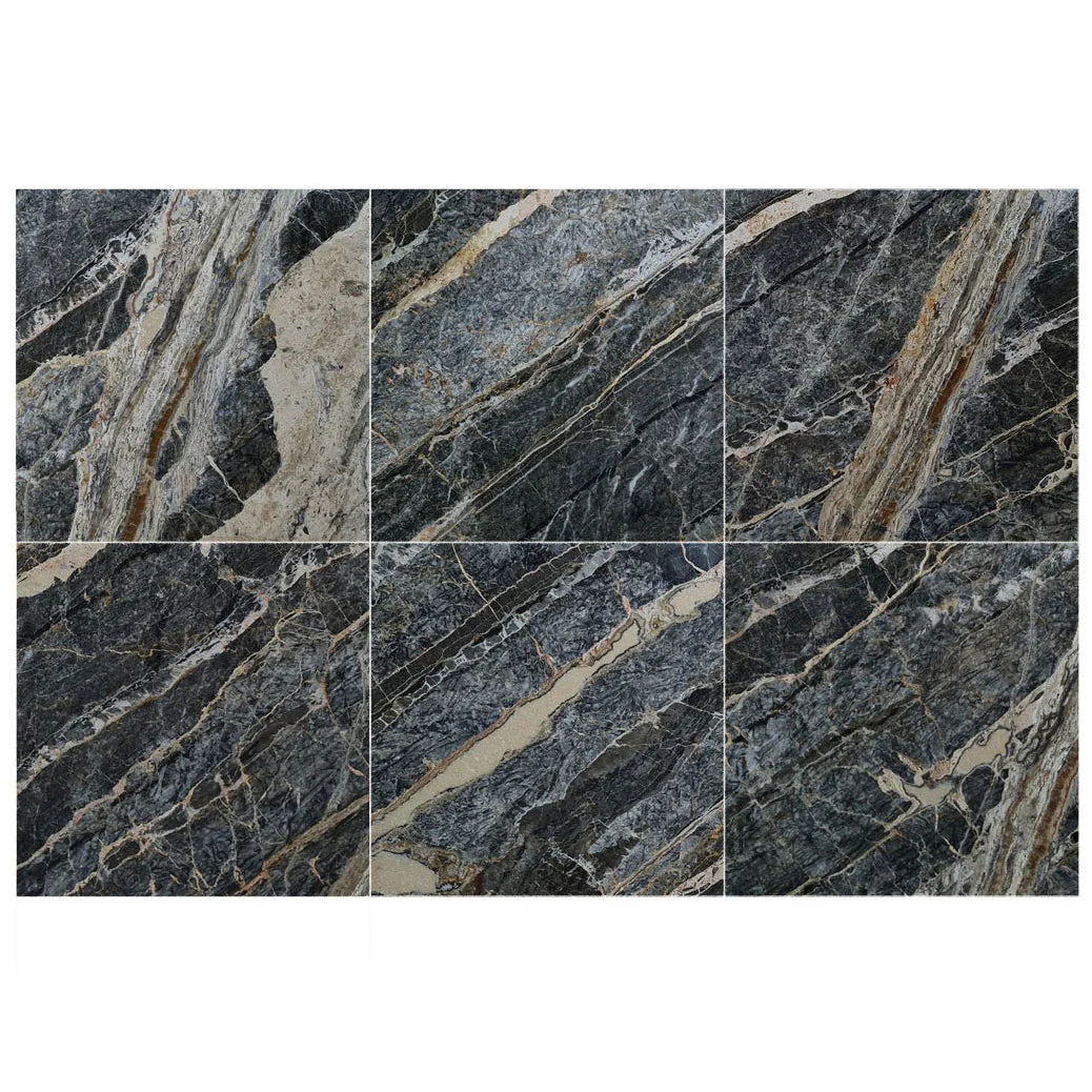 Adriatic Black Exotic Marble Polished Floor and Wall Tile - Large Format - Livfloors Collection - Image 7