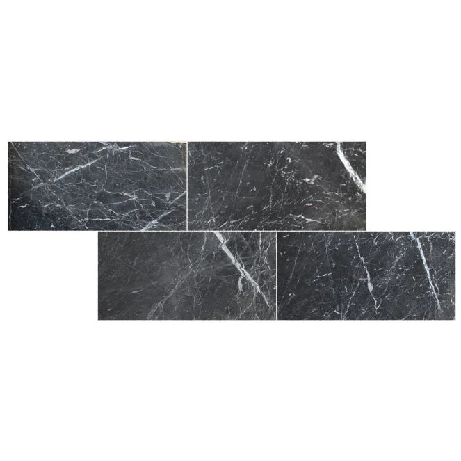 Amanos Black Marble Polished Floor and Wall Tile - Large Format - Livfloors Collection - Image 2