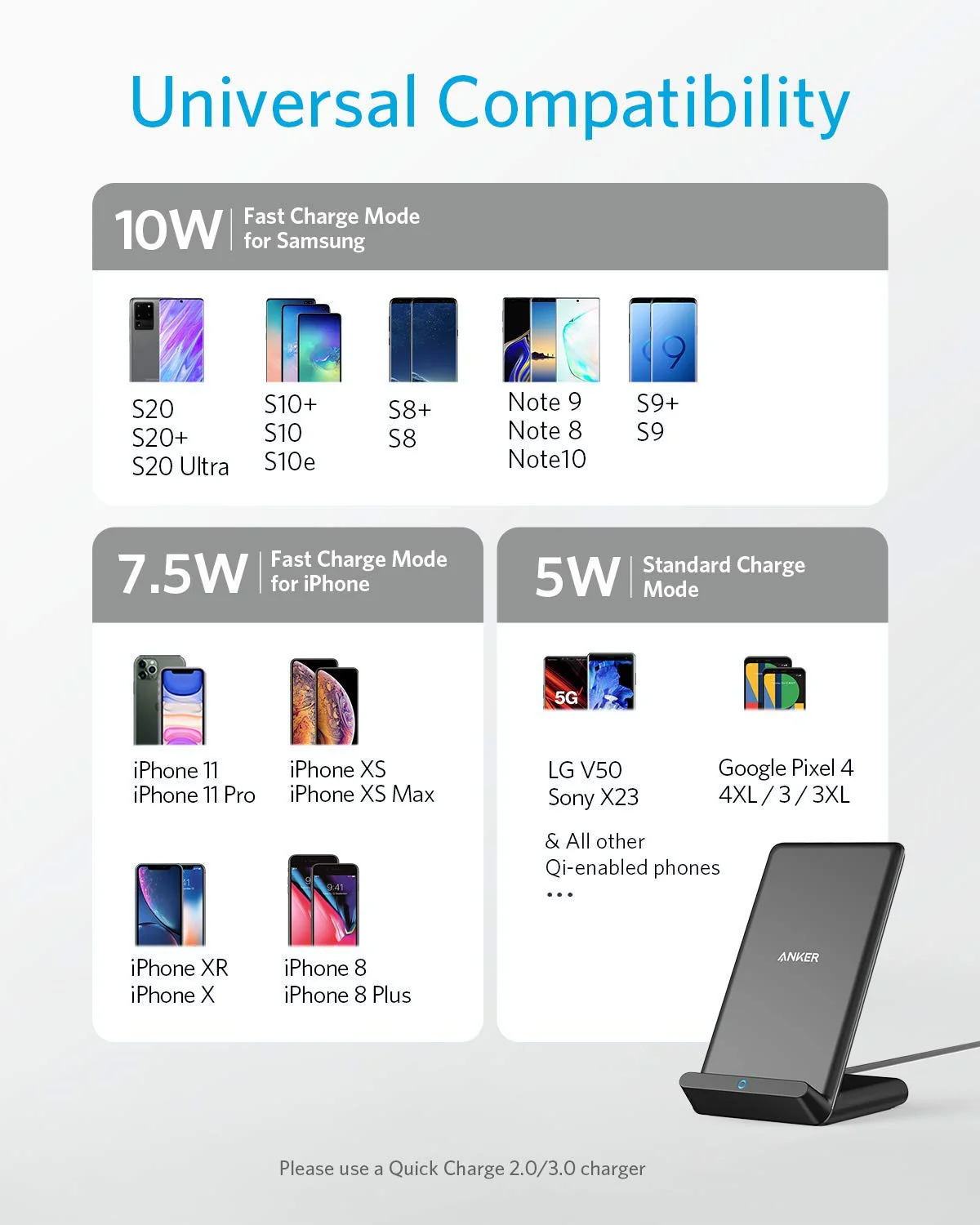 Anker 313 Wireless Charger (Stand) - Image 3