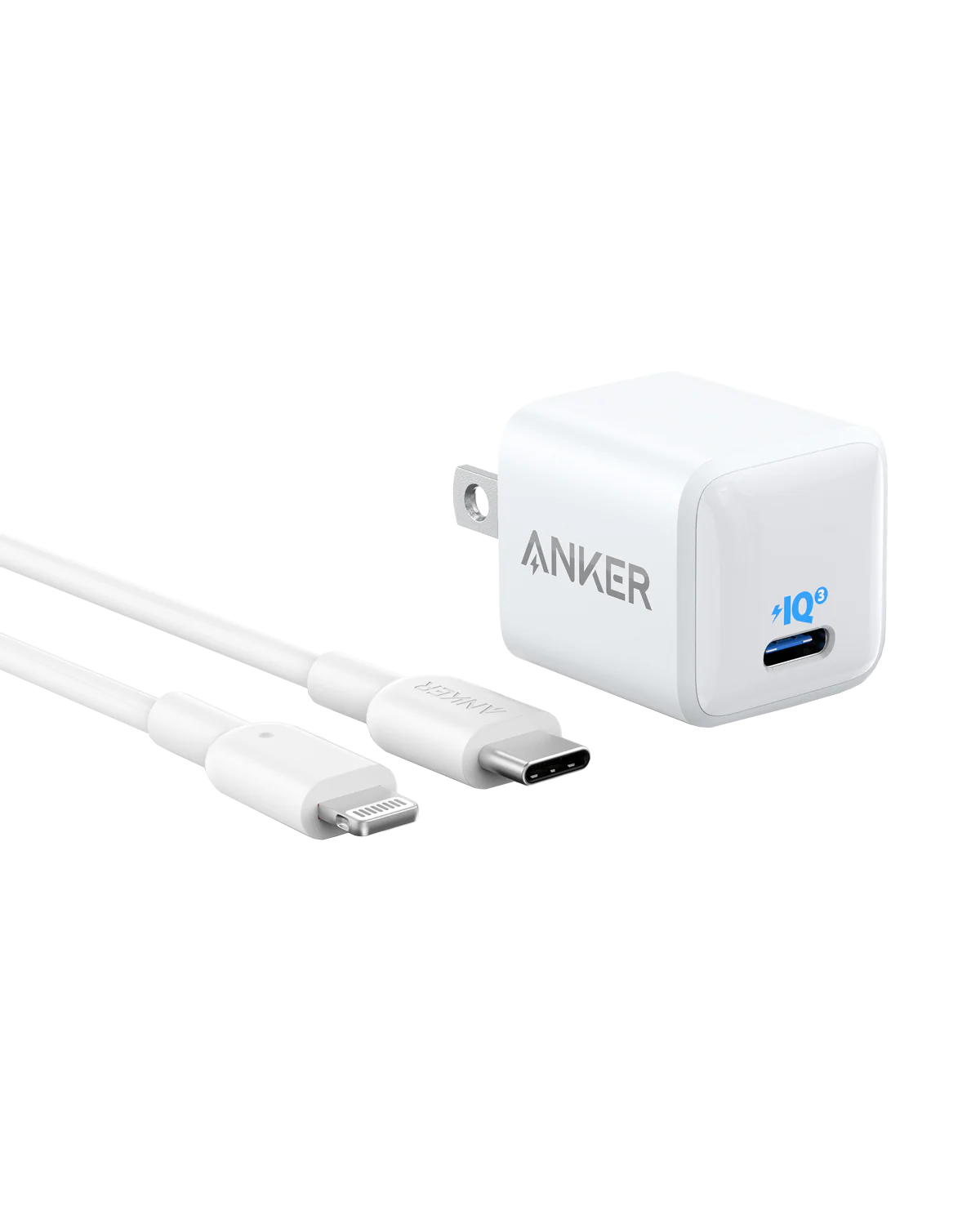 Anker Charger (Nano) with USB-C to Lightning Cable