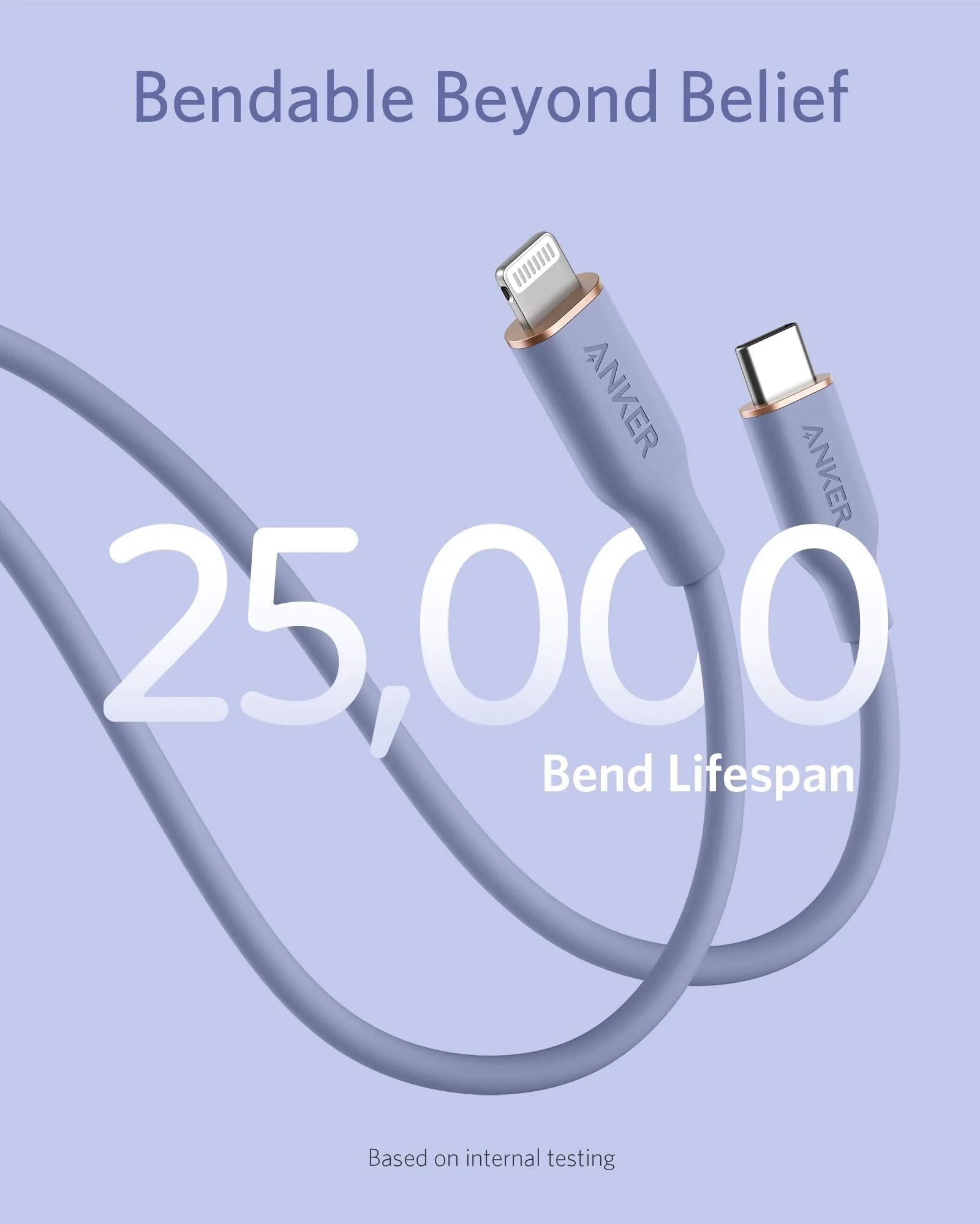 Anker 641 USB-C to Lightning Cable (Flow, Silicone) - Image 28