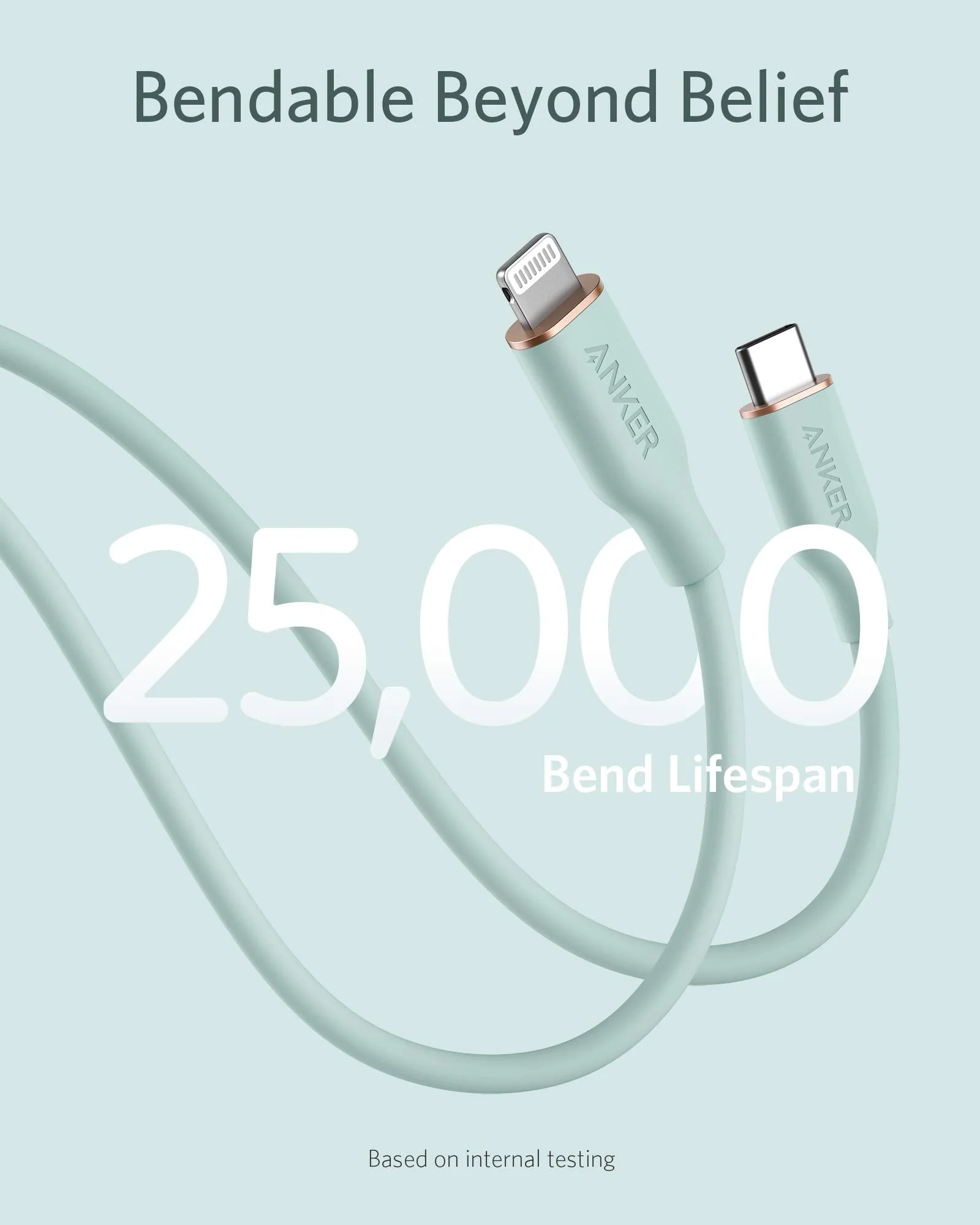 Anker 641 USB-C to Lightning Cable (Flow, Silicone) - Image 58