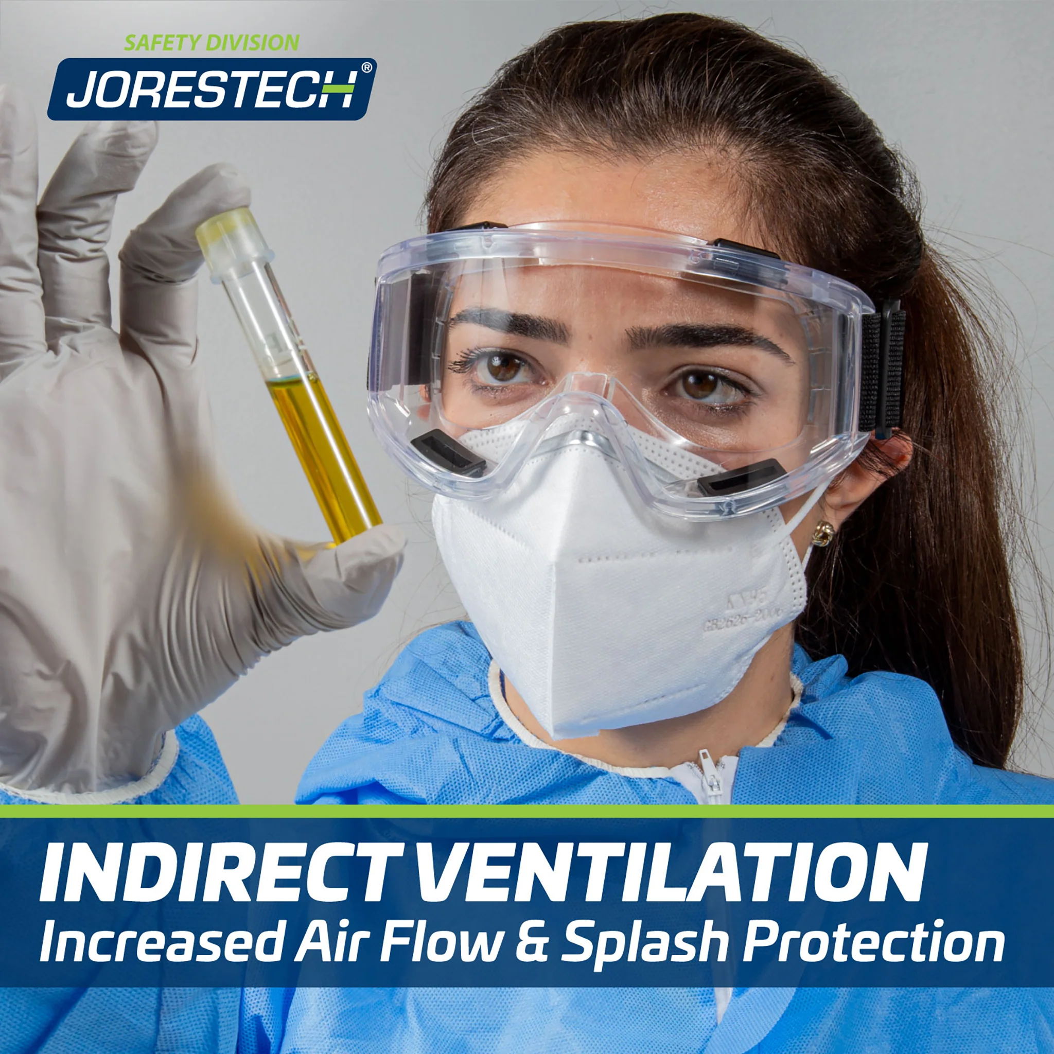 Anti-Fog Ventilated Safety Goggles - Image 2