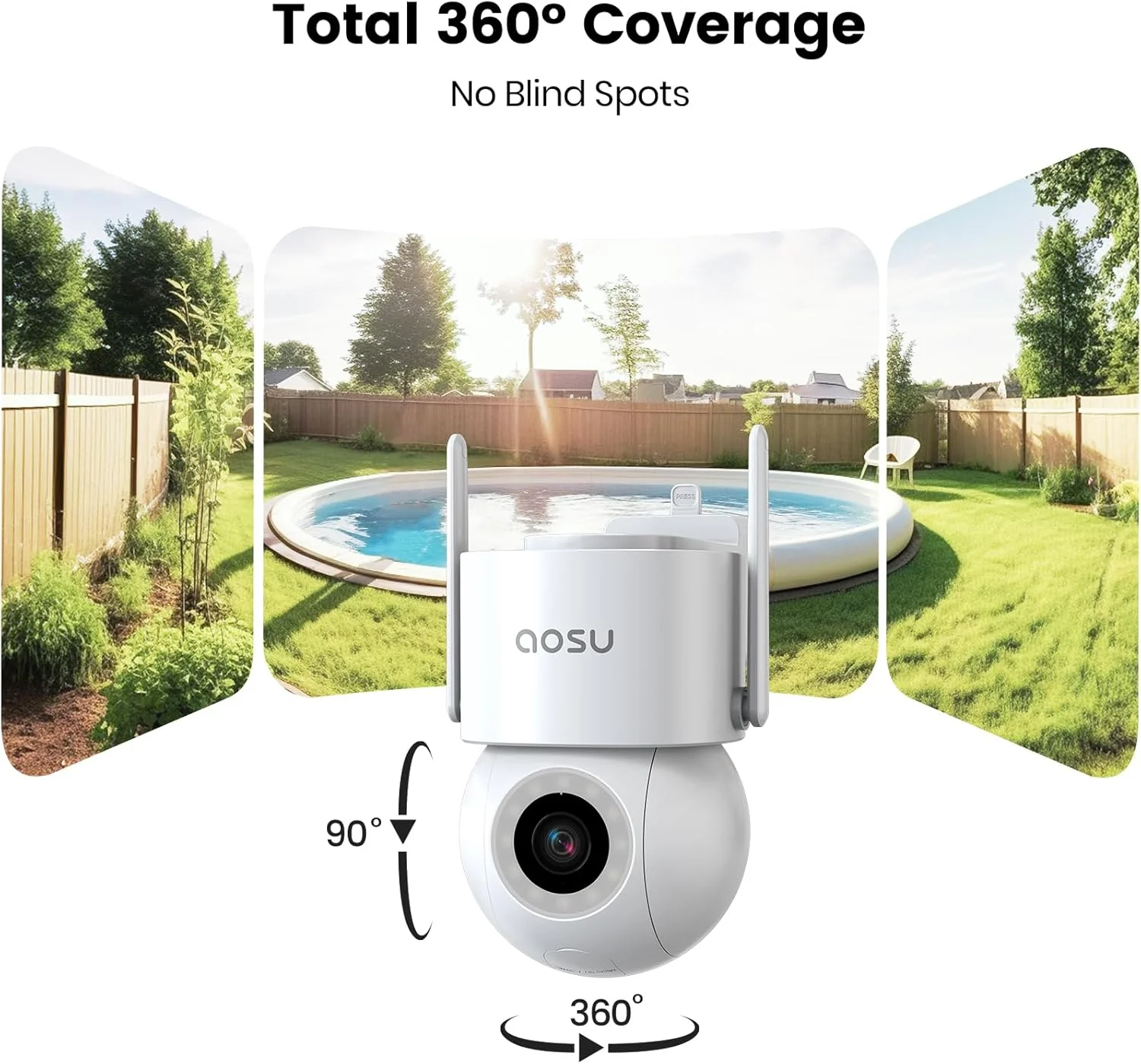 AOSU 3K Wired Security Camera Outdoor - C5E2CA11 - Image 2
