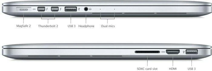Apple Macbook Pro (Early 2013) 15-inch 2.4 GHz 8GB RAM 2TB SSD - Silver - Image 4