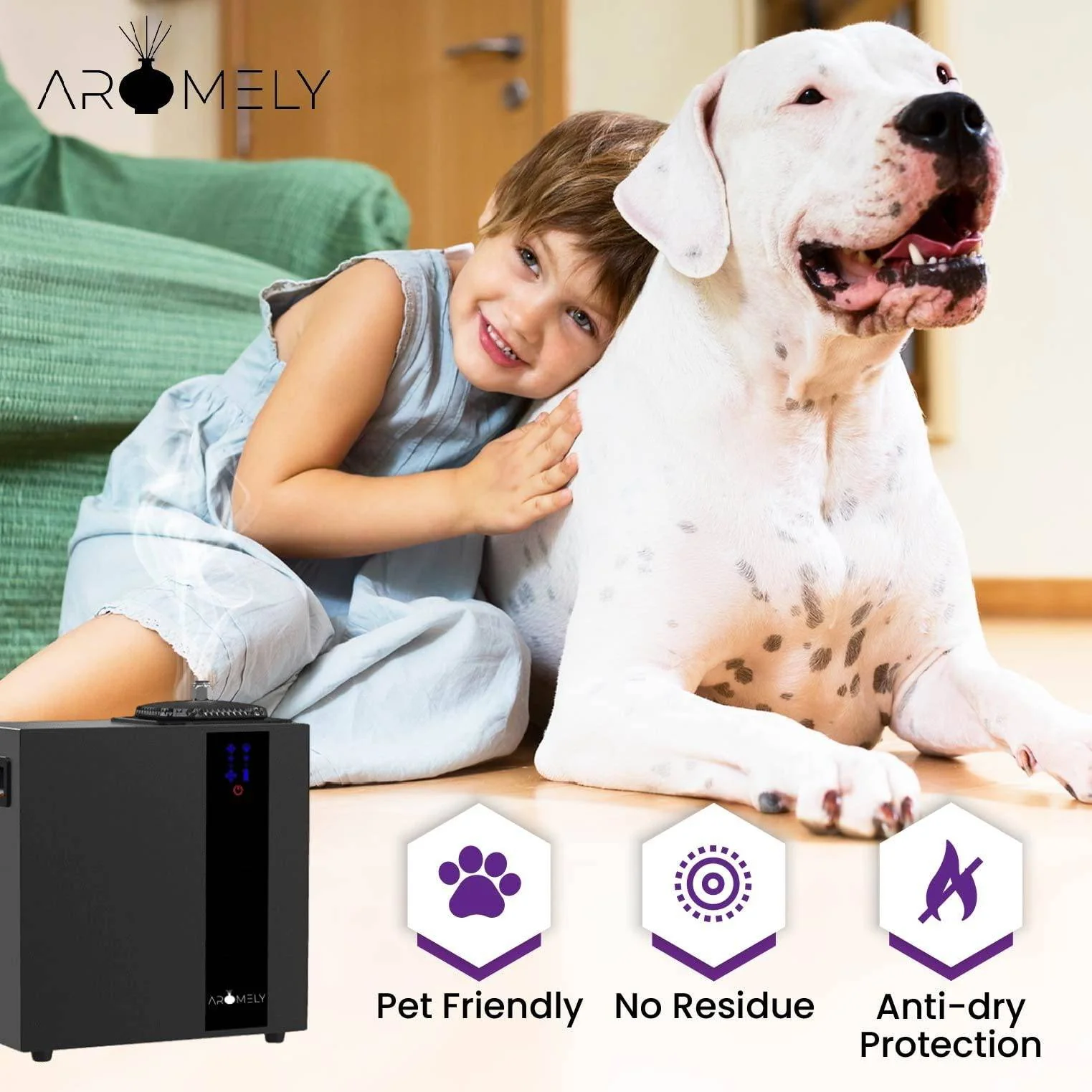 AROMELY - ARO MAX - Smart HVAC Scent Diffuser Up to 16,000 Sqft - Bluetooth & Waterless - Image 2