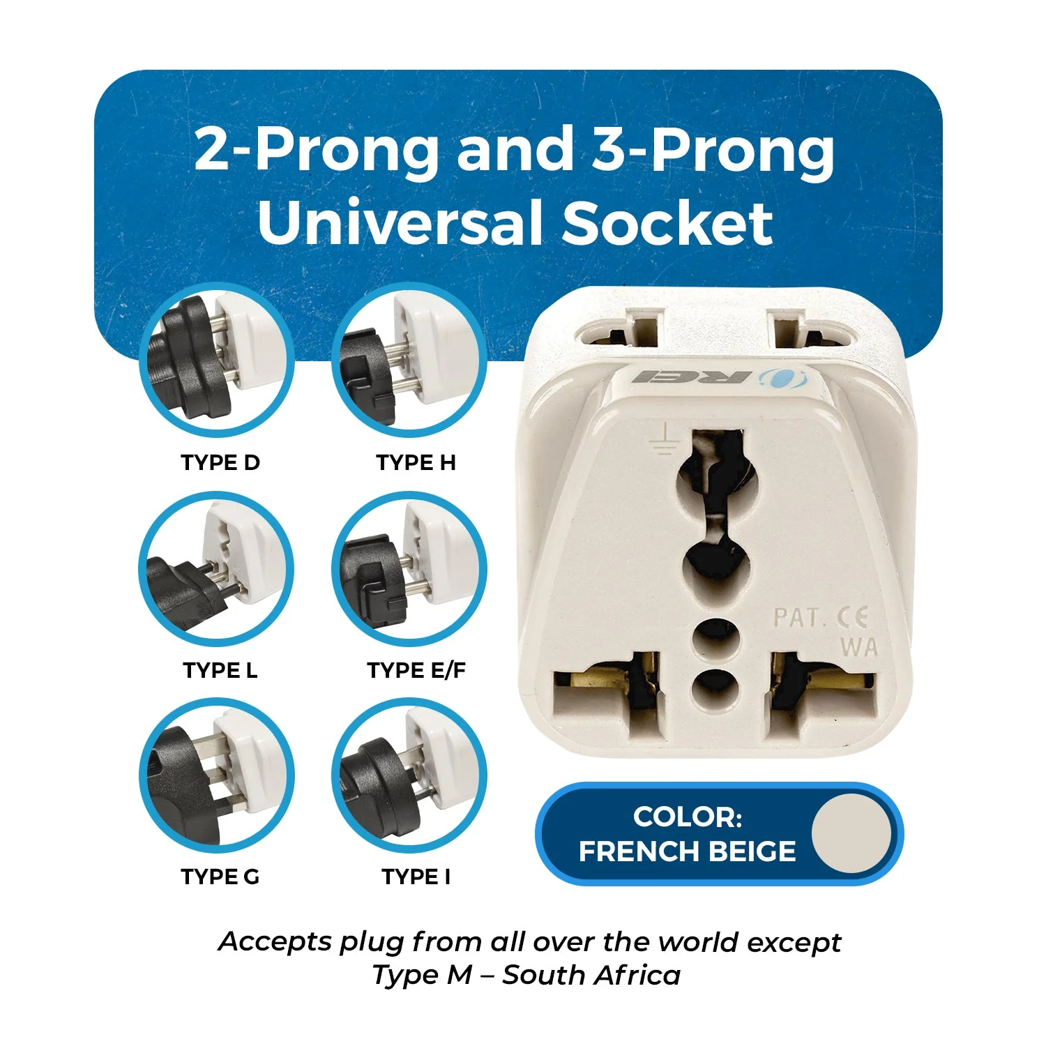 Australia, China Travel Adapter - 2 in 1 - Type I - Compact Design (DB-16) - Image 4