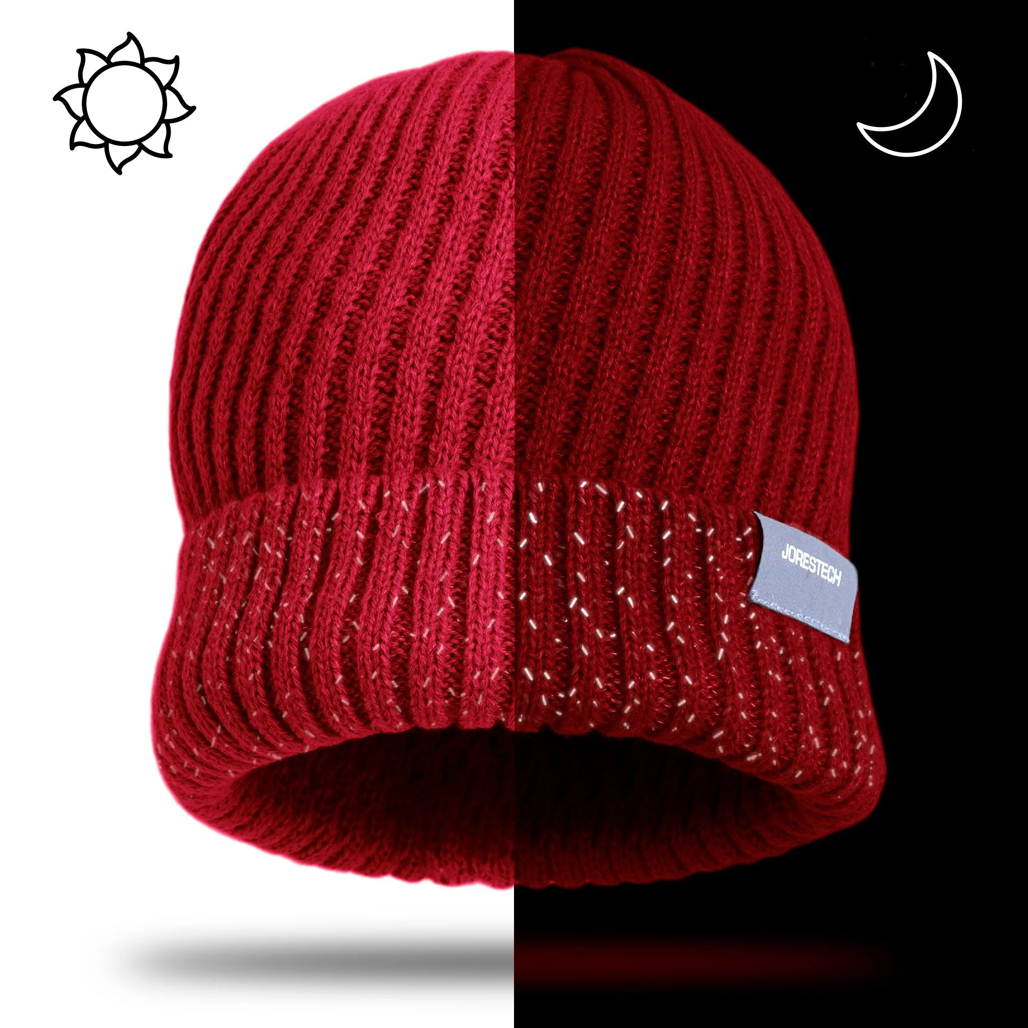 Beanie Hat with Reflective Stitching - Image 17