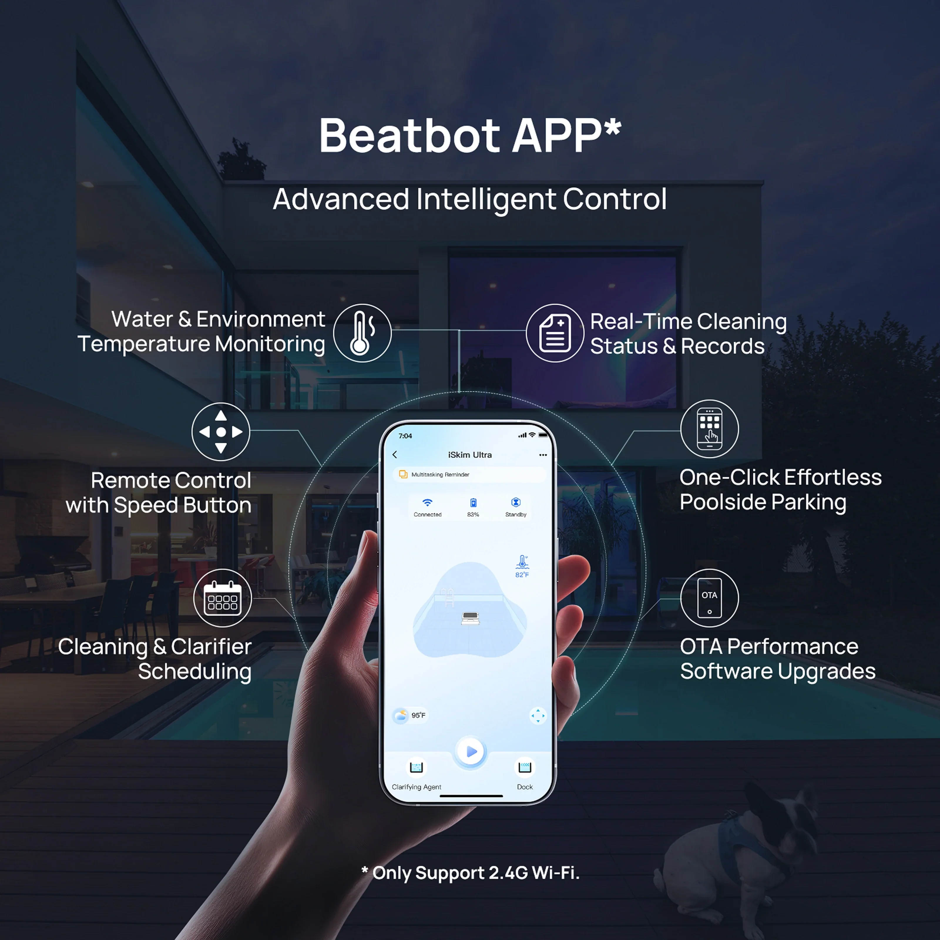 Beatbot iSkim® Ultra Robotic Pool Skimmer - Image 7