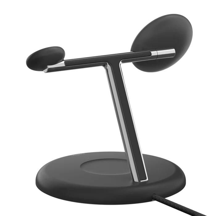 Belkin Boost Charge Pro 3-in-1 Wireless Charging Stand With Qi2 White - Image 4