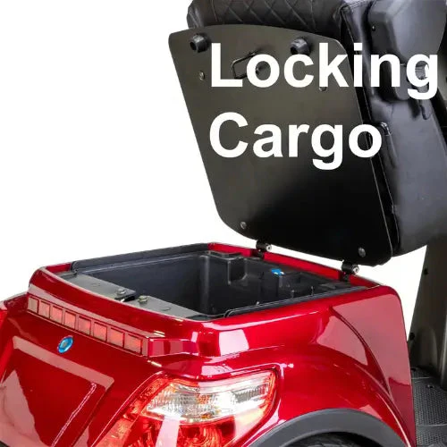 Bespoke Legacy Fast 3-Wheel Mobility Scooter - Red - Image 7