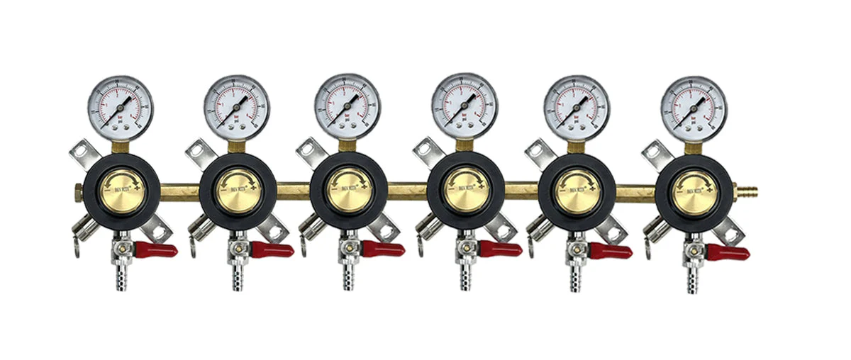 Bev Rite 6 Way Secondary Regulator