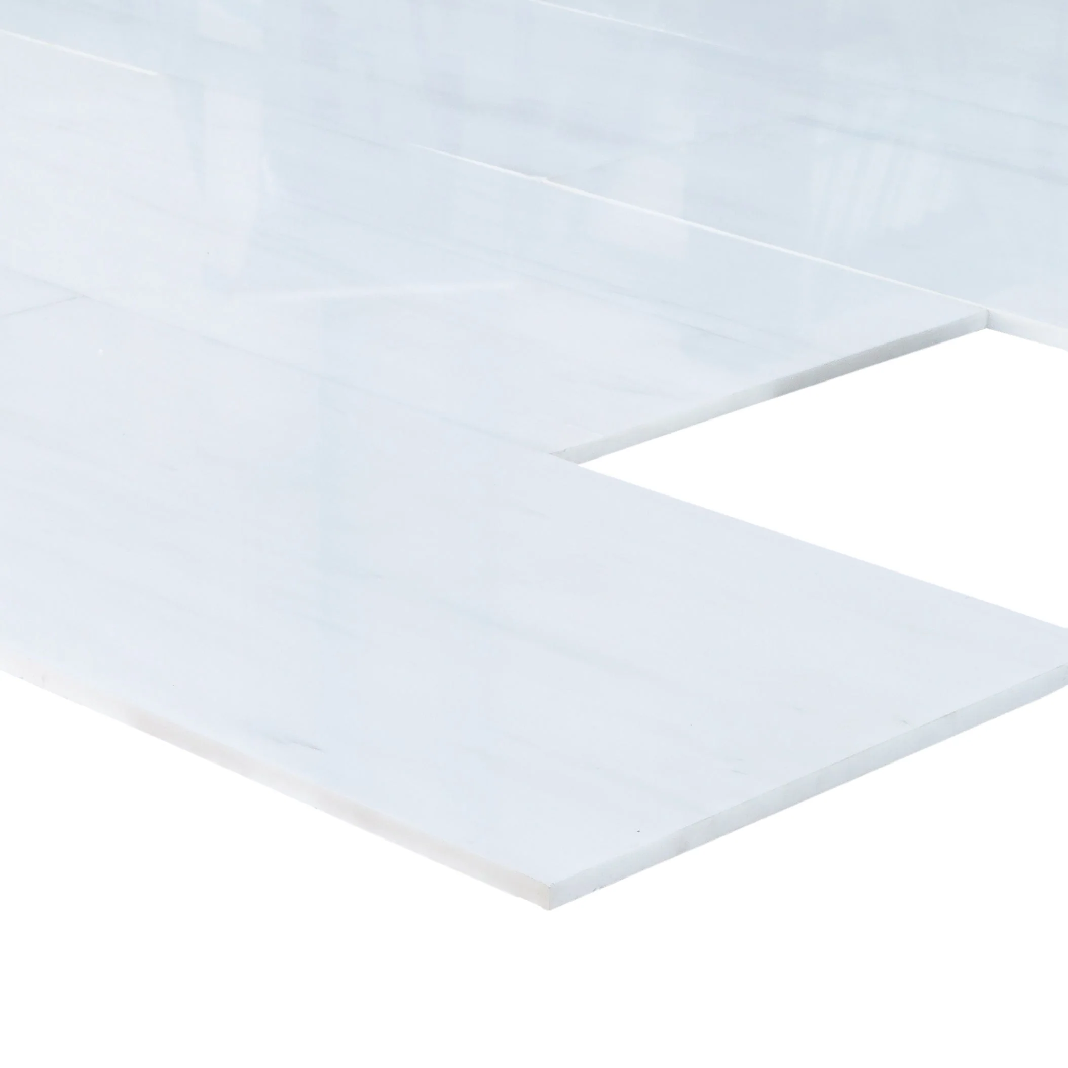 Bianco Dolomite Standard Marble Polished Floor and Wall Tile - Livfloors Collection - Image 5