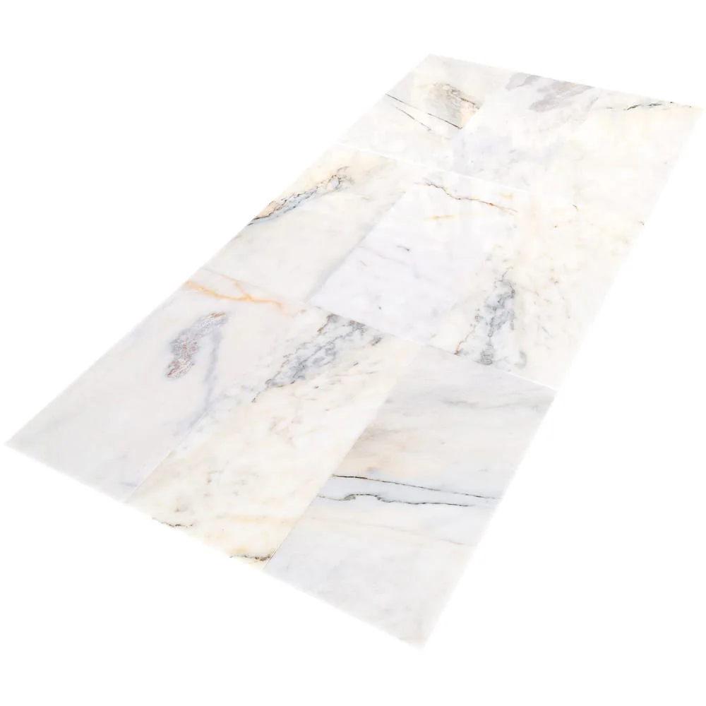 Bianco Ibiza White Marble Floor and Wall Tile - Livfloors Collection - Image 10