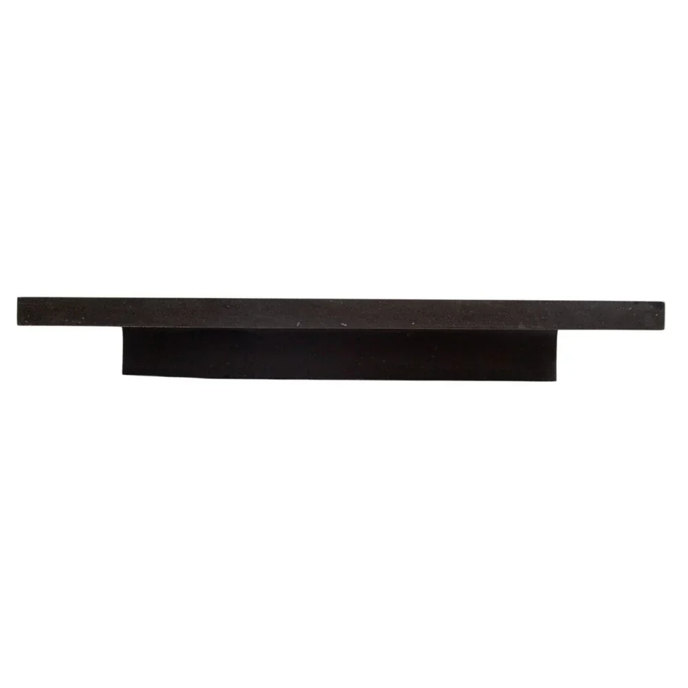 Black Andesite Natural Stone Rectangular Sink Honed/Matte (W)20" (L)33" (H)6" - Image 4