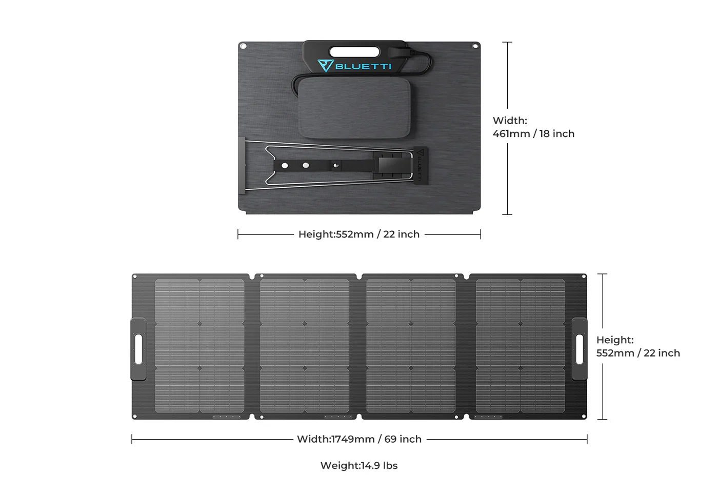 BLUETTI PV120S Solar Panel 120W - Image 7
