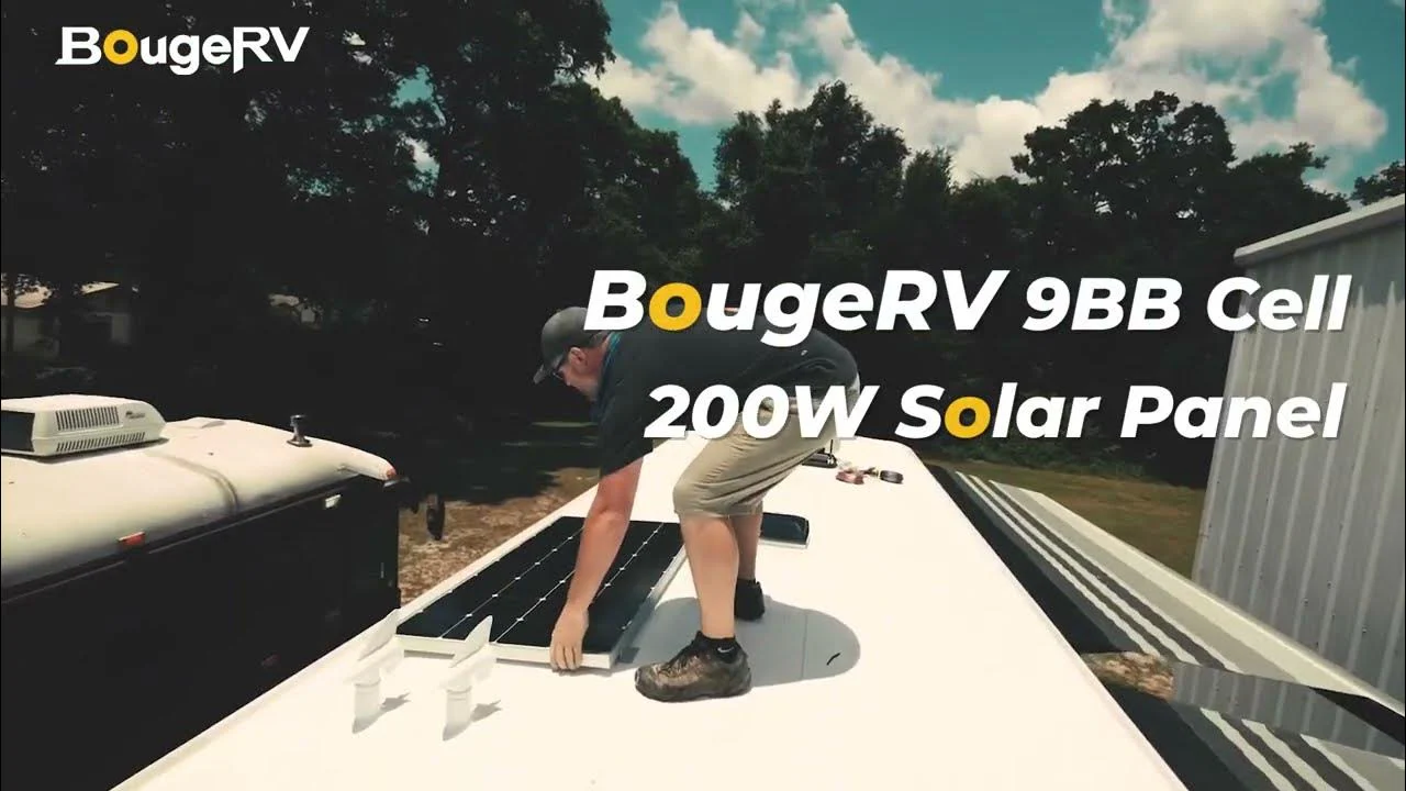 BougeRV 200W 12V 9BB Mono Solar Panel - Image 6